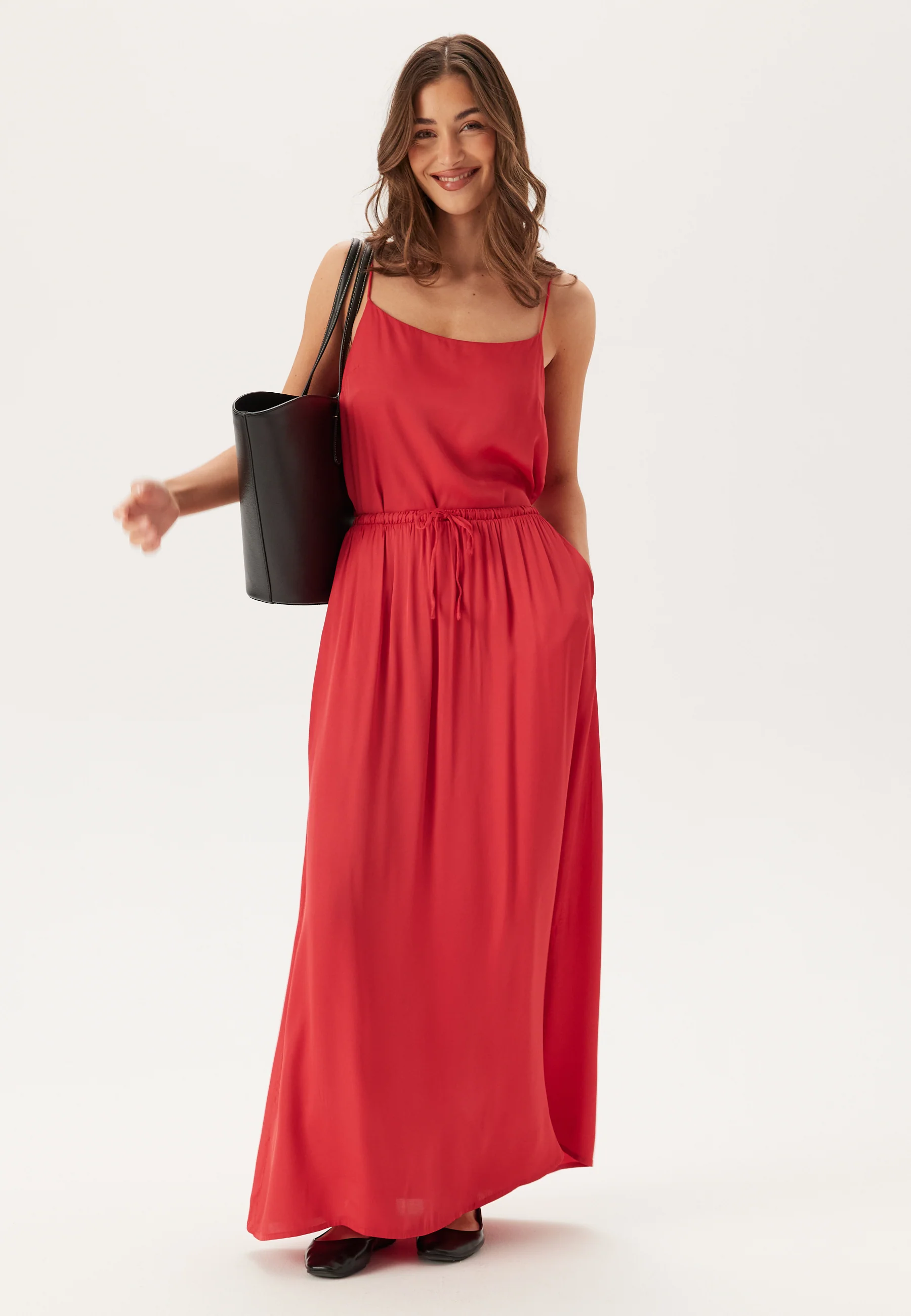 CC Viscose Maxi Satin Skirt - Image 7