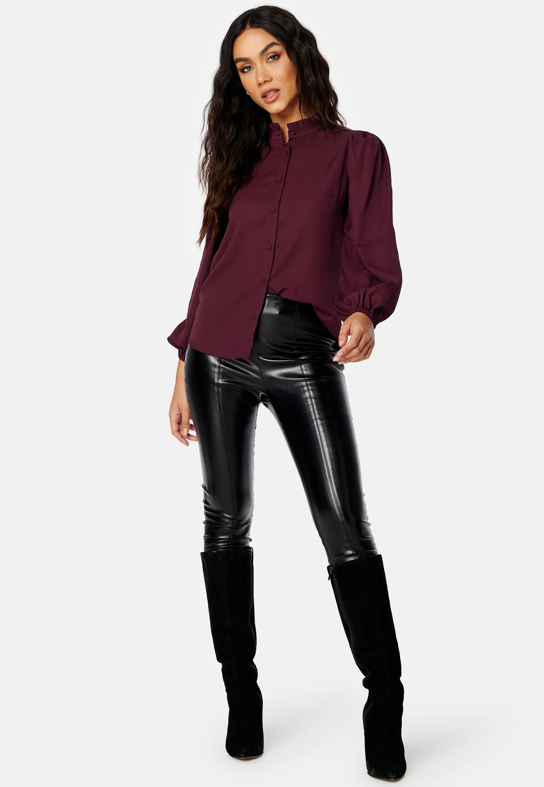 Celine Frill Collar Blouse - Image 2