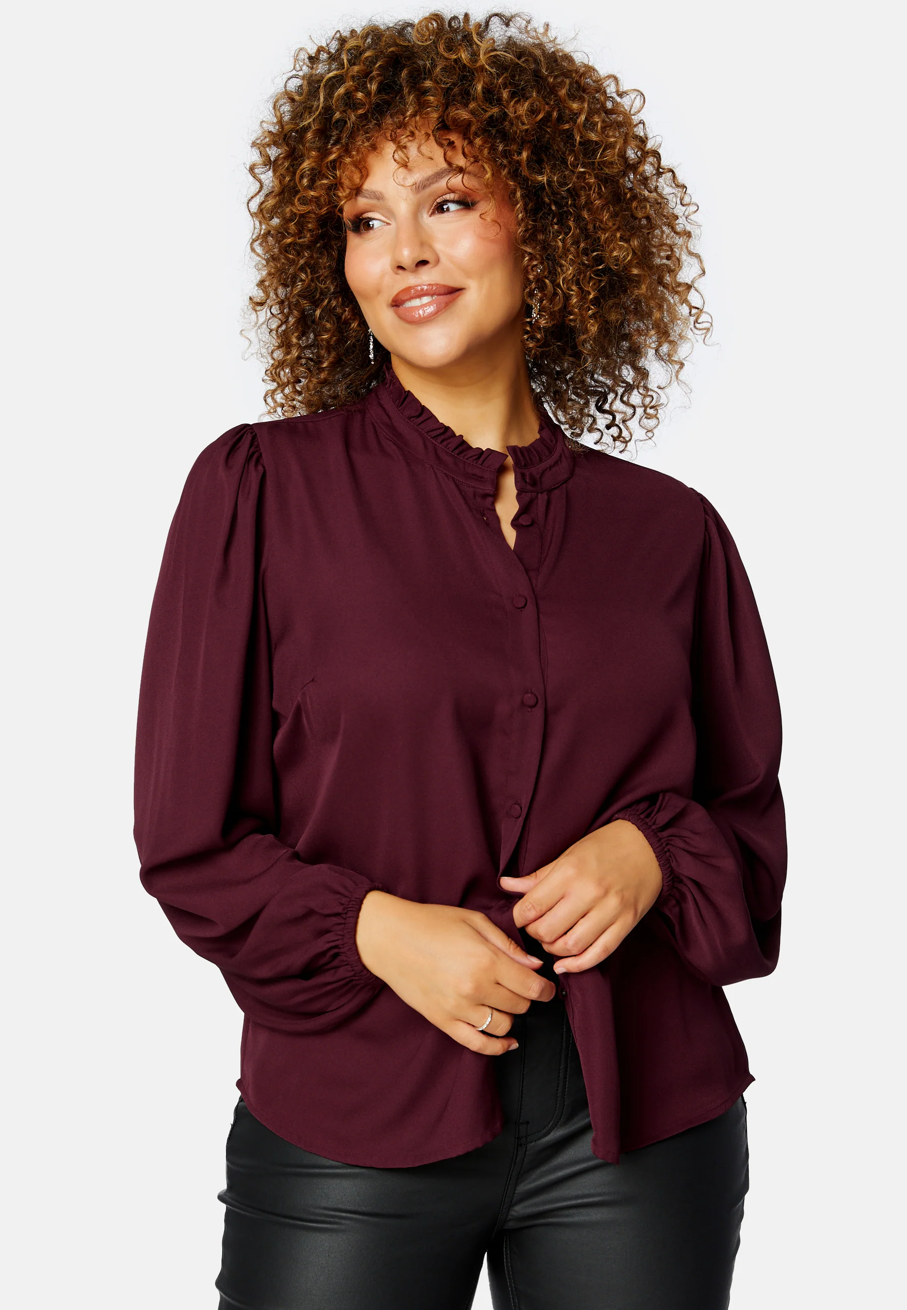 Celine Frill Collar Blouse - Image 5