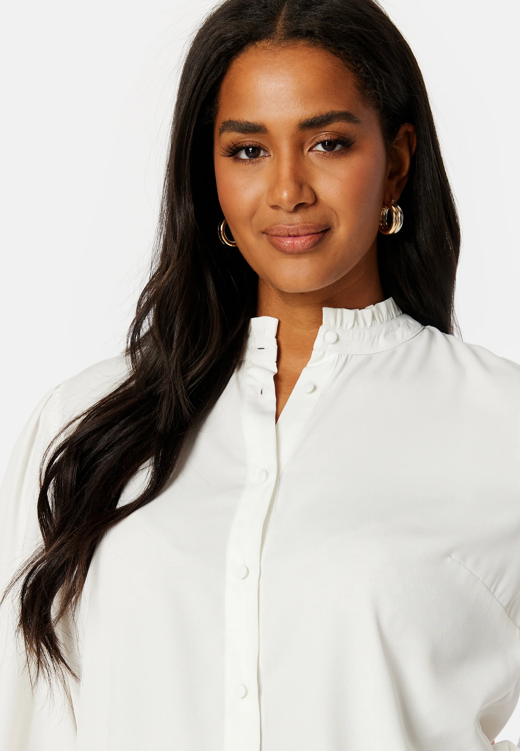 Celine Frill Collar Blouse - Image 5