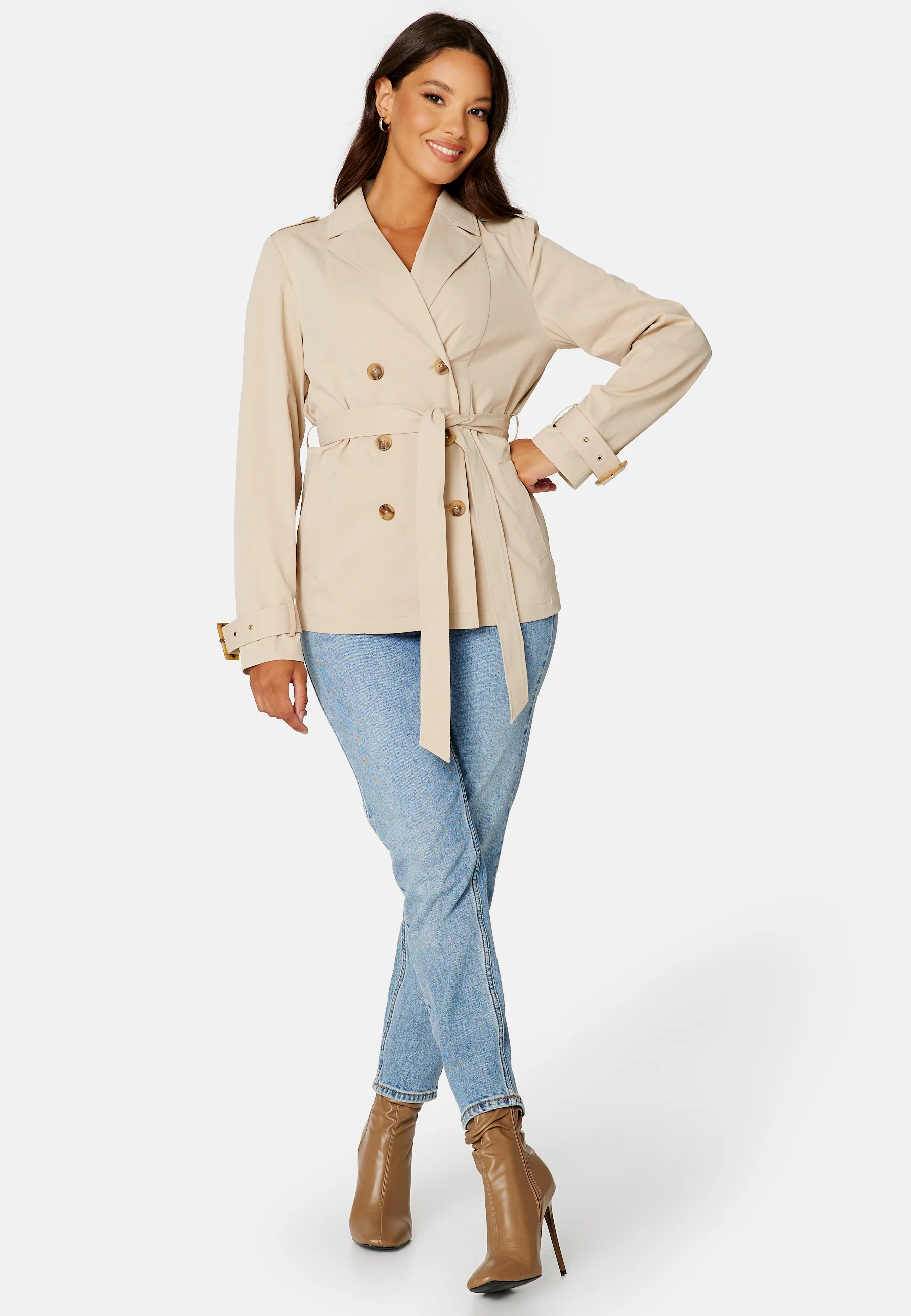 Cendra Short Trench Coat - Image 4