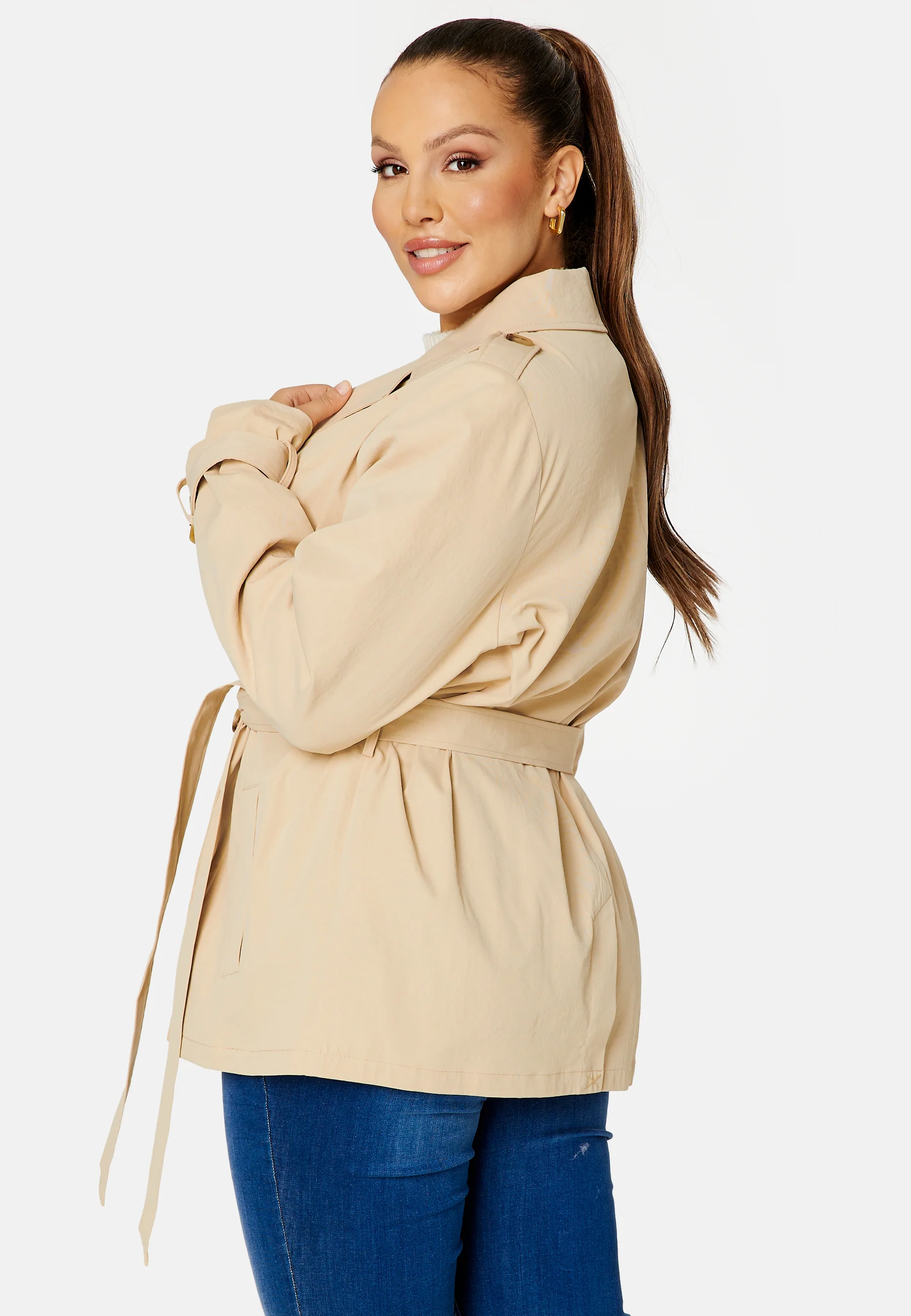 Cendra Short Trench Coat - Image 6