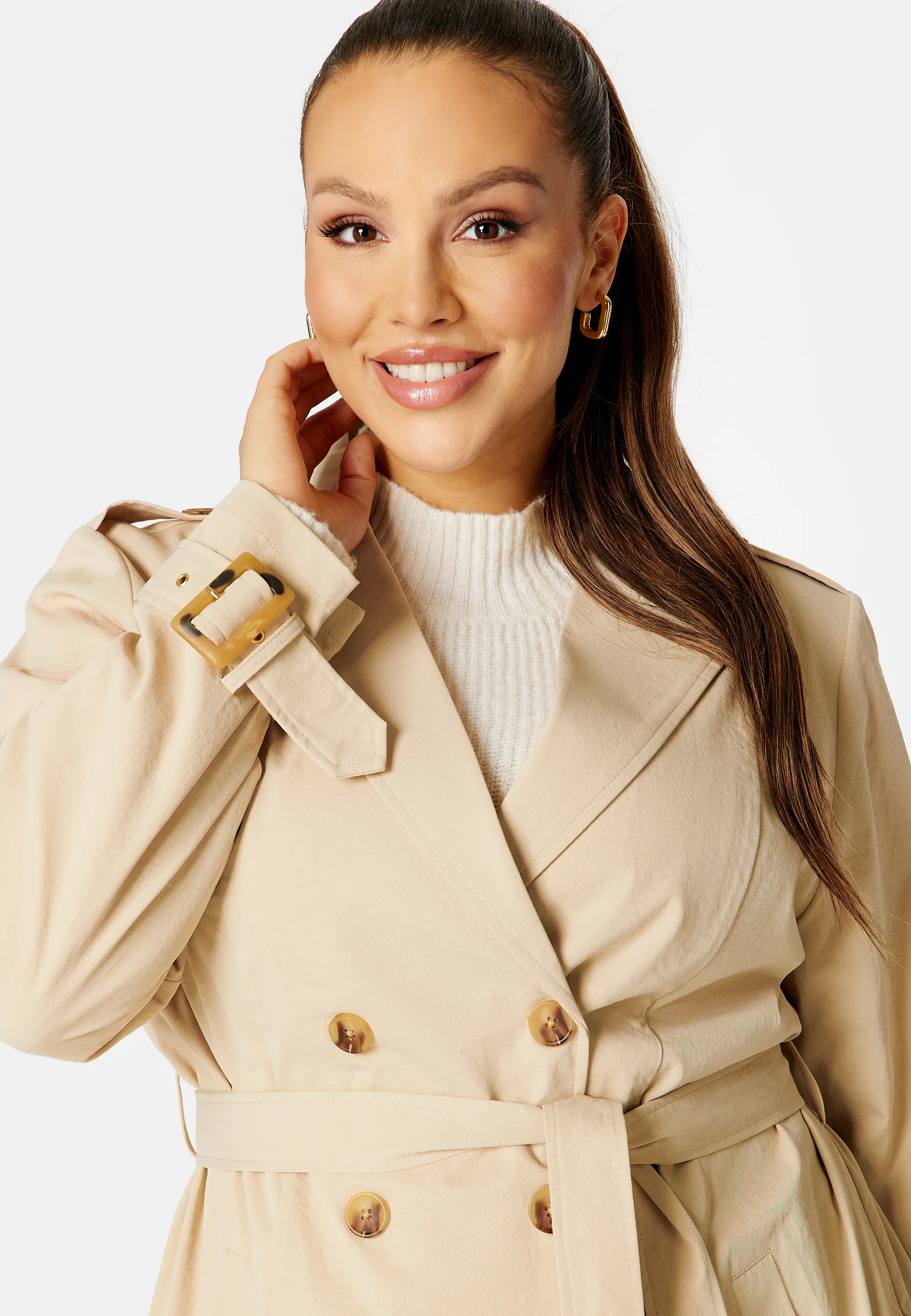 Cendra Short Trench Coat - Image 7