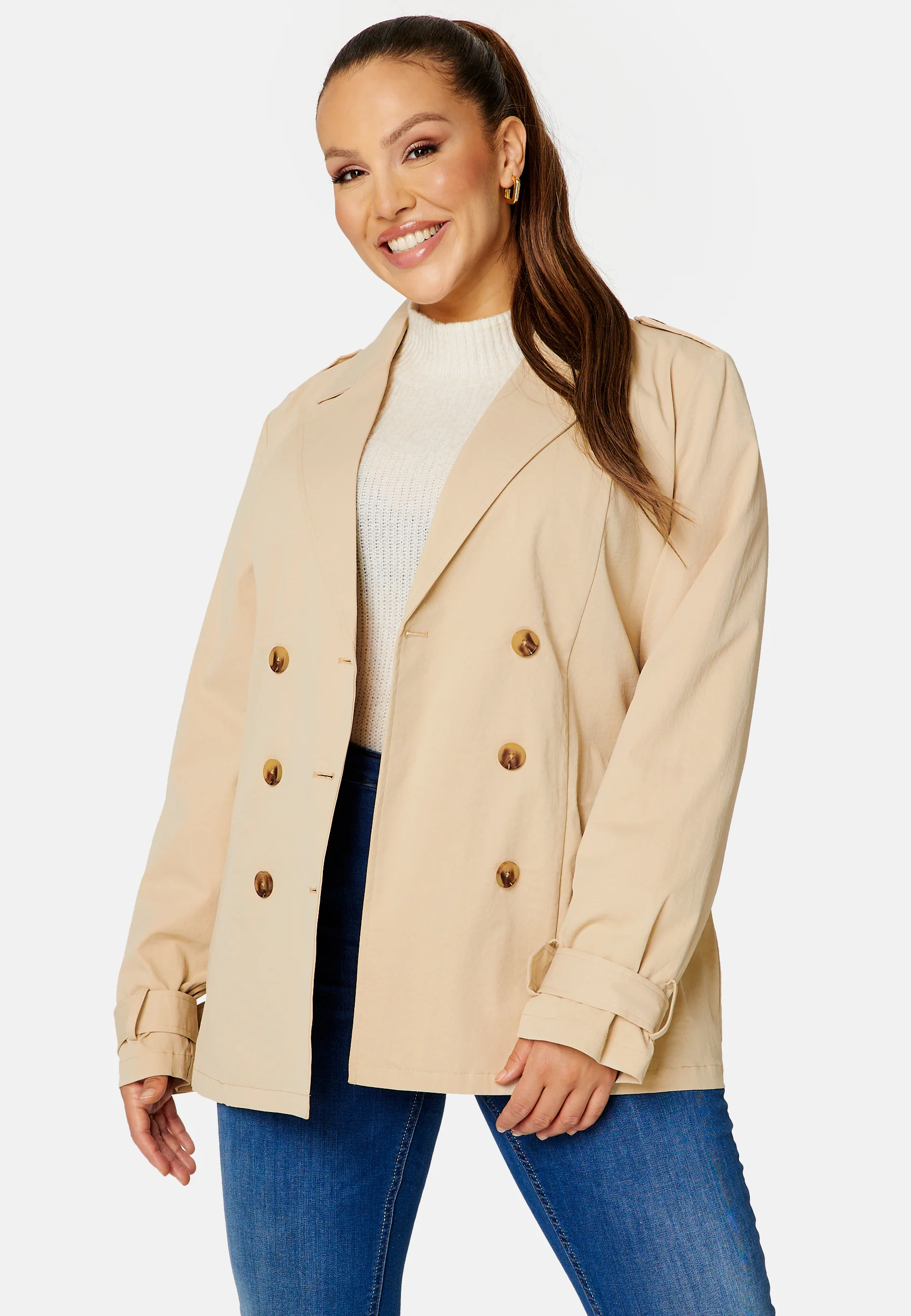 Cendra Short Trench Coat - Image 8