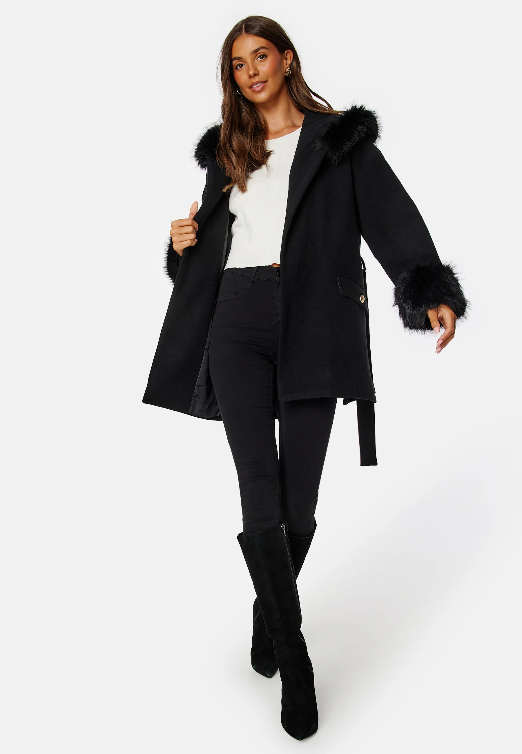 Charisma Wool Blend Coat - Image 3