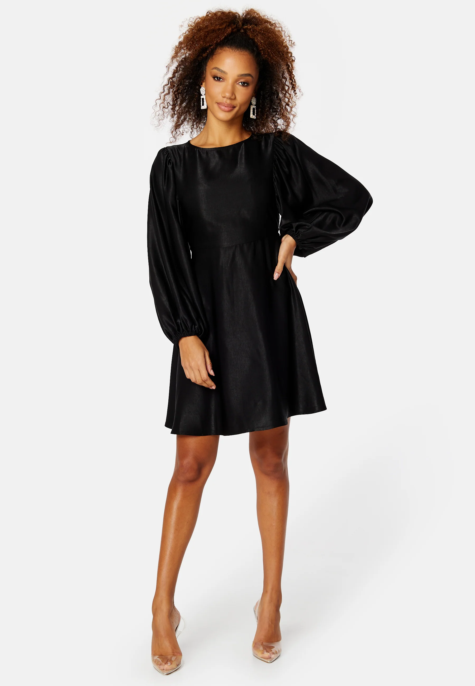 Charli Balloon Sleeve Dress - Image 2