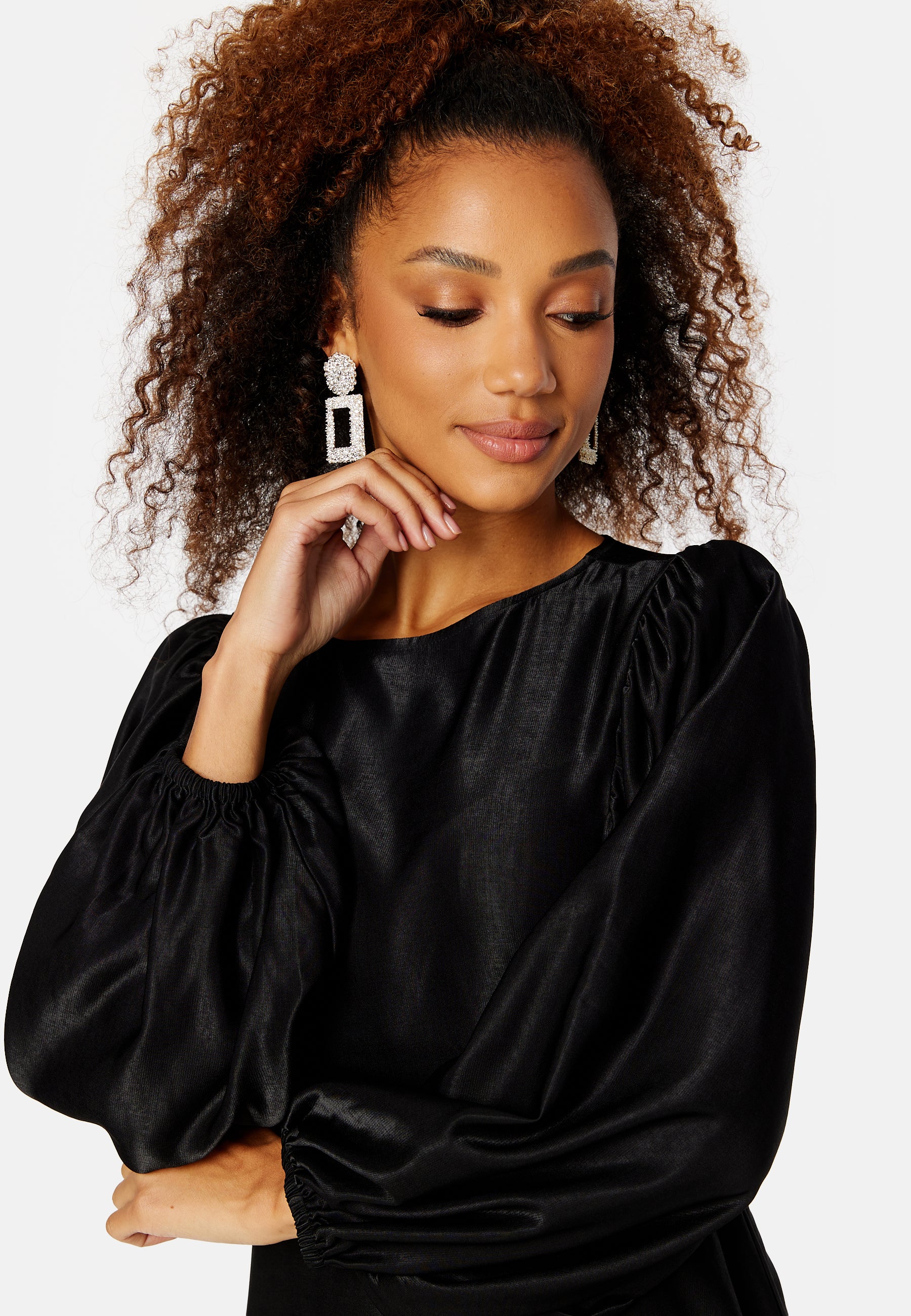 Charli Balloon Sleeve Dress - Image 4