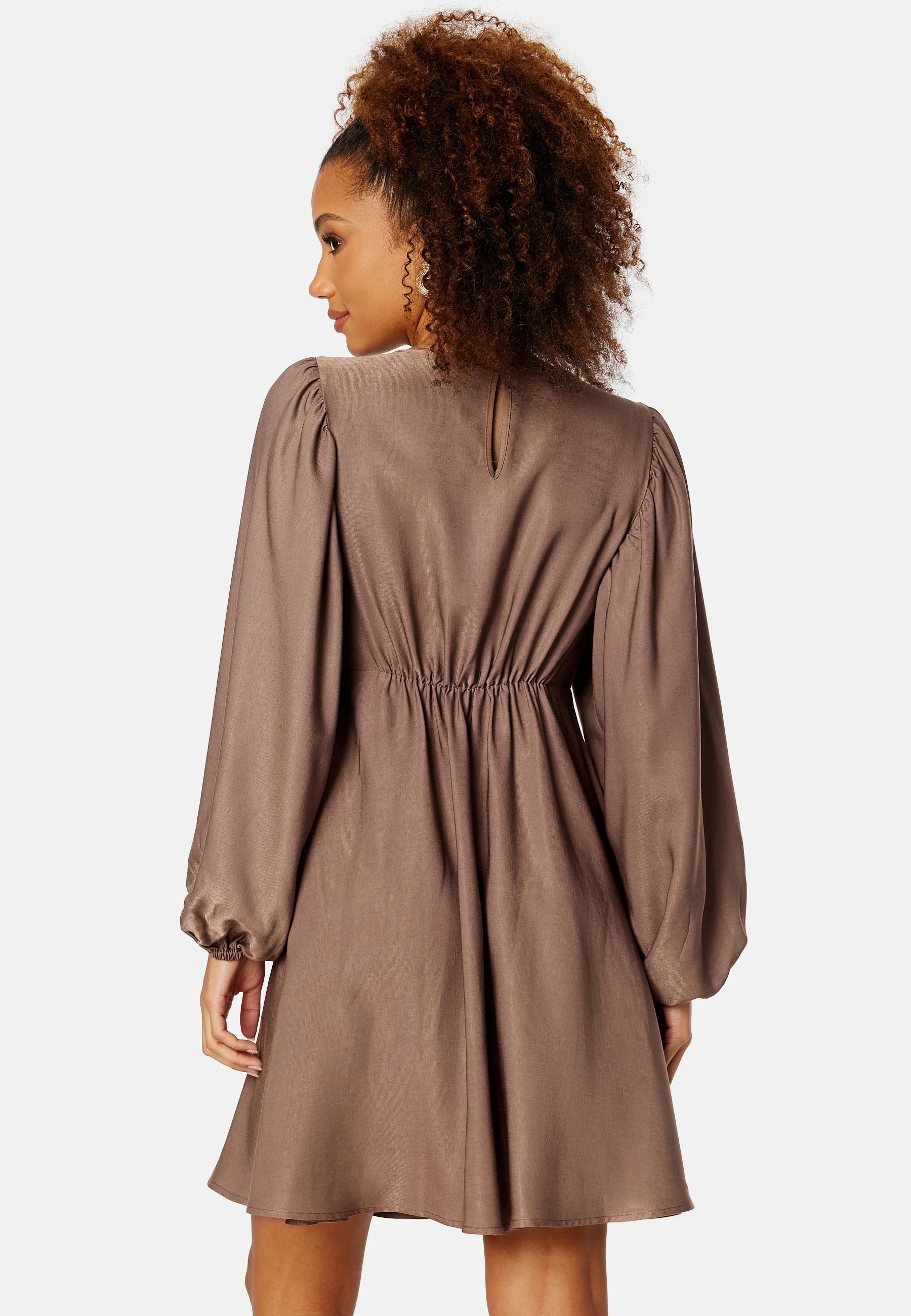 Charli Balloon Sleeve Dress - Image 3