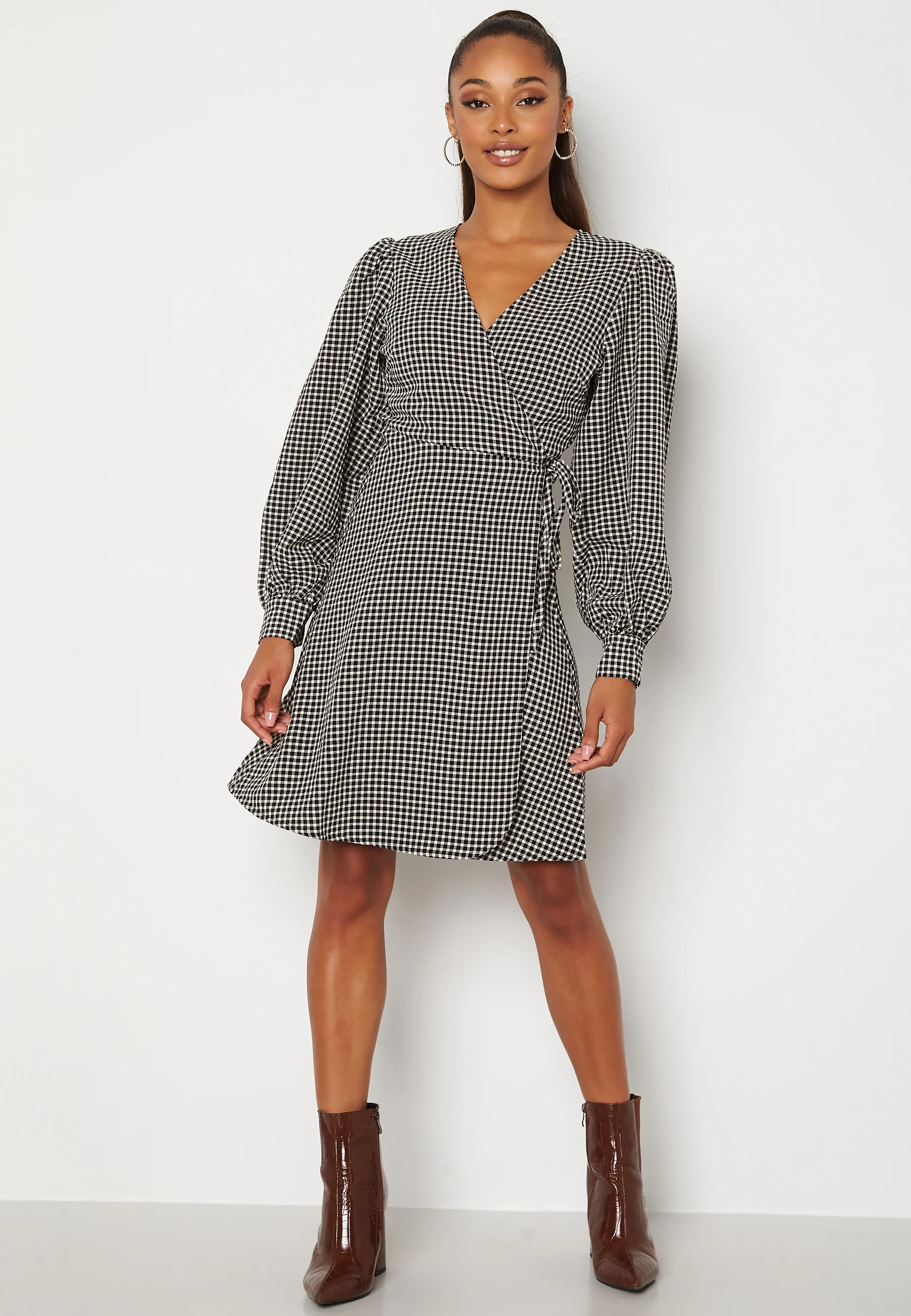 Charlie Short Wrap Dress - Image 2