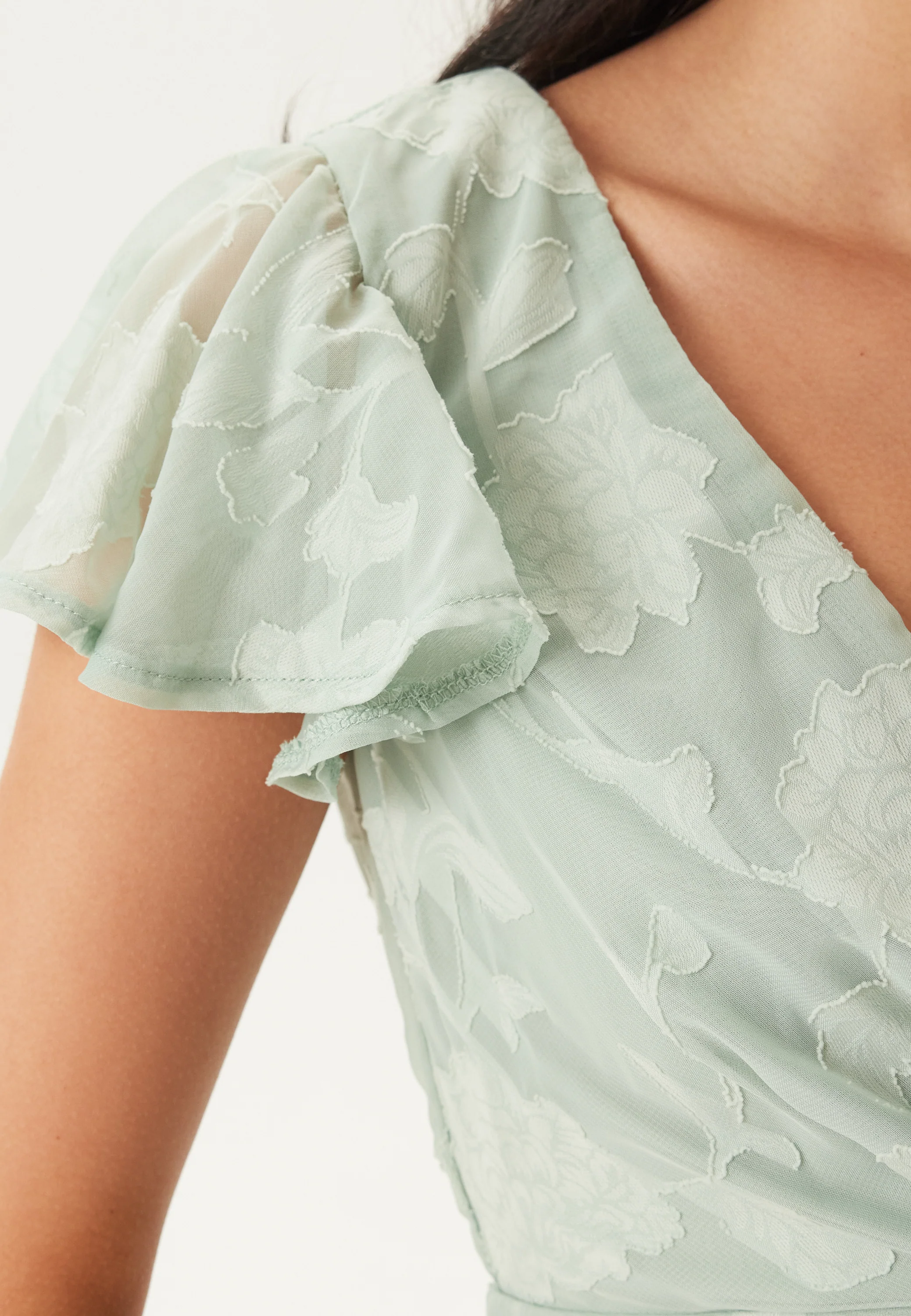 Chiffon Flutter High Low Dress - Image 4