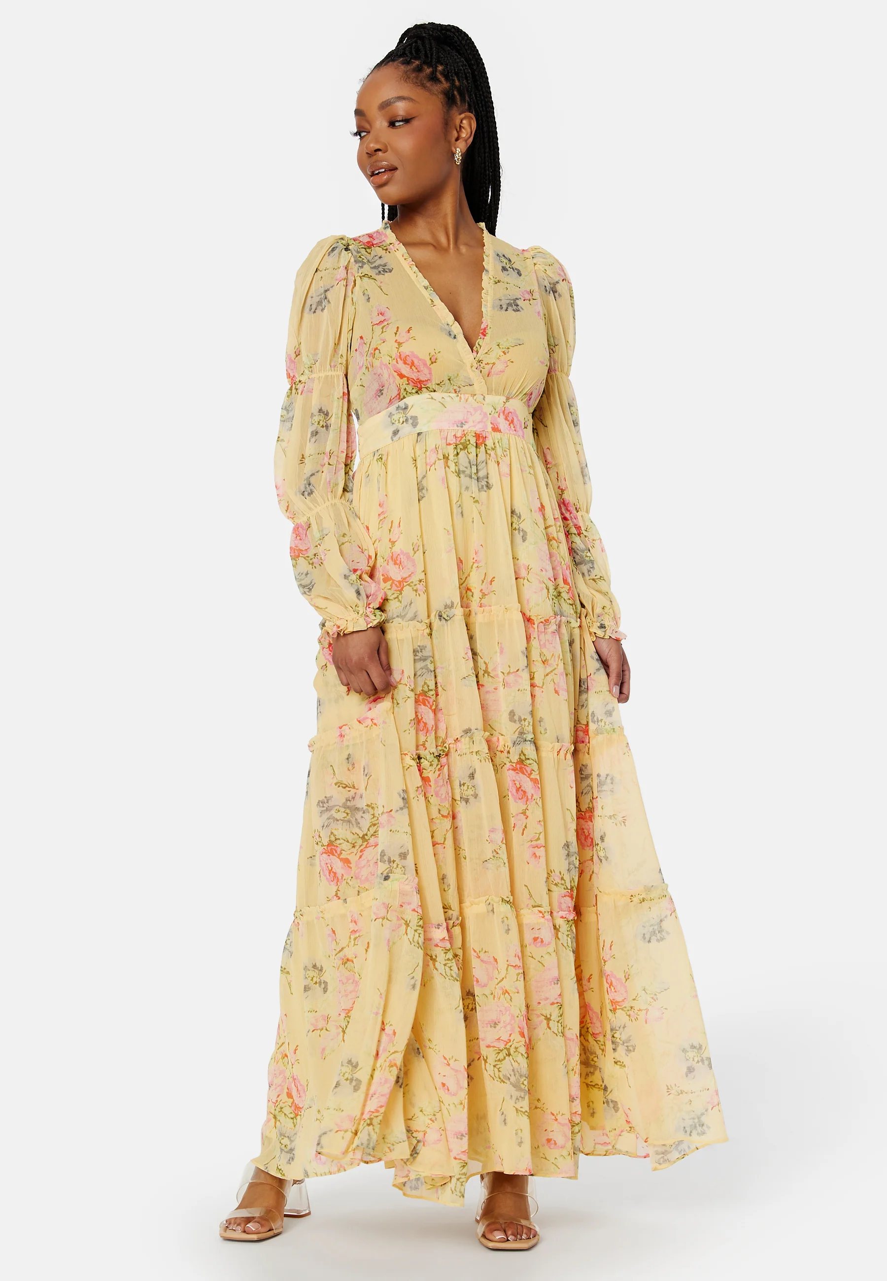Chiffon Maxi Dress - Image 3