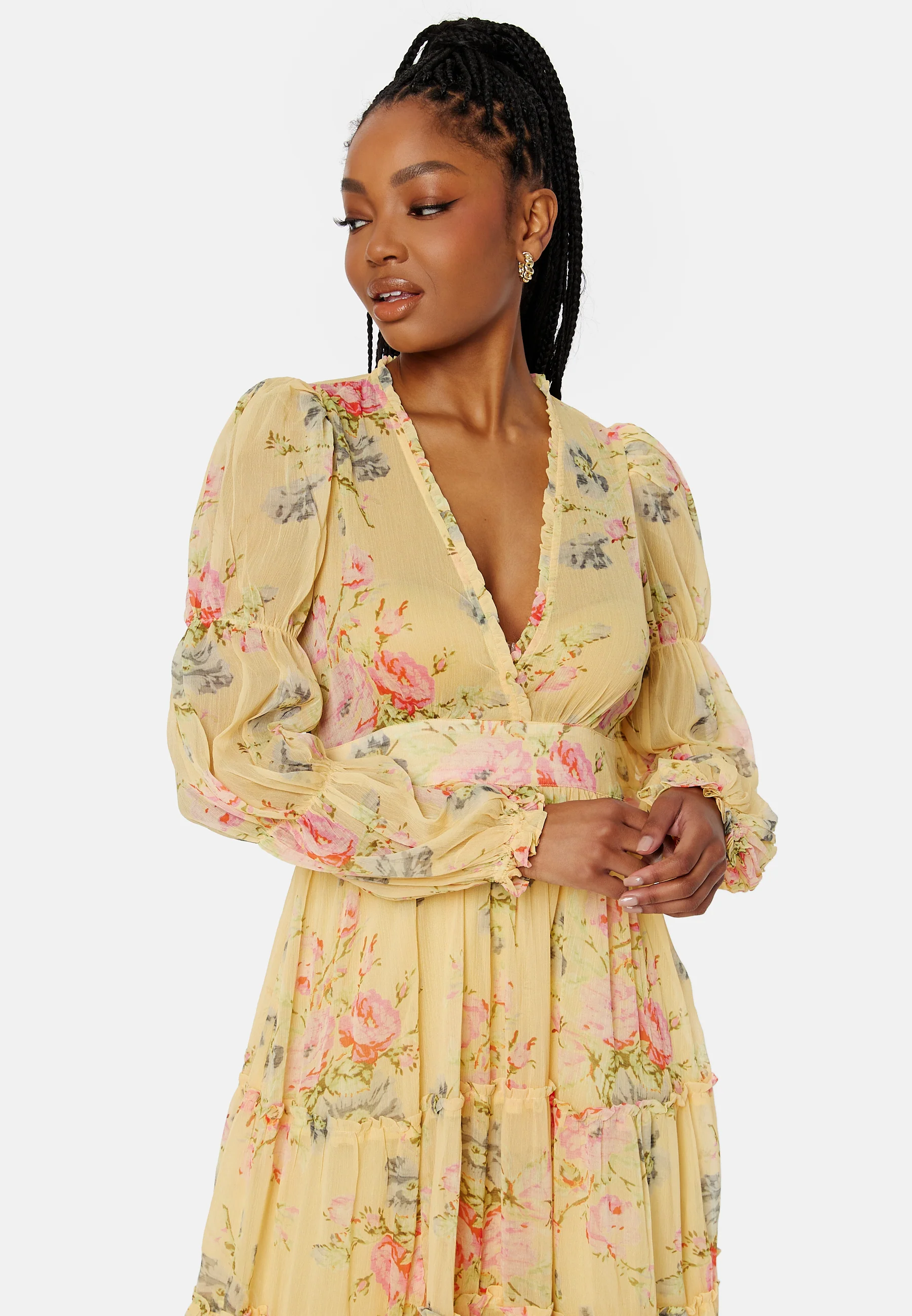 Chiffon Maxi Dress - Image 4