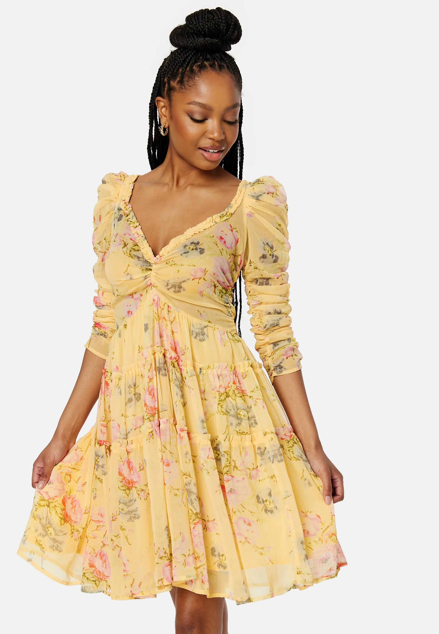 Chiffon Mini Dress - Image 2