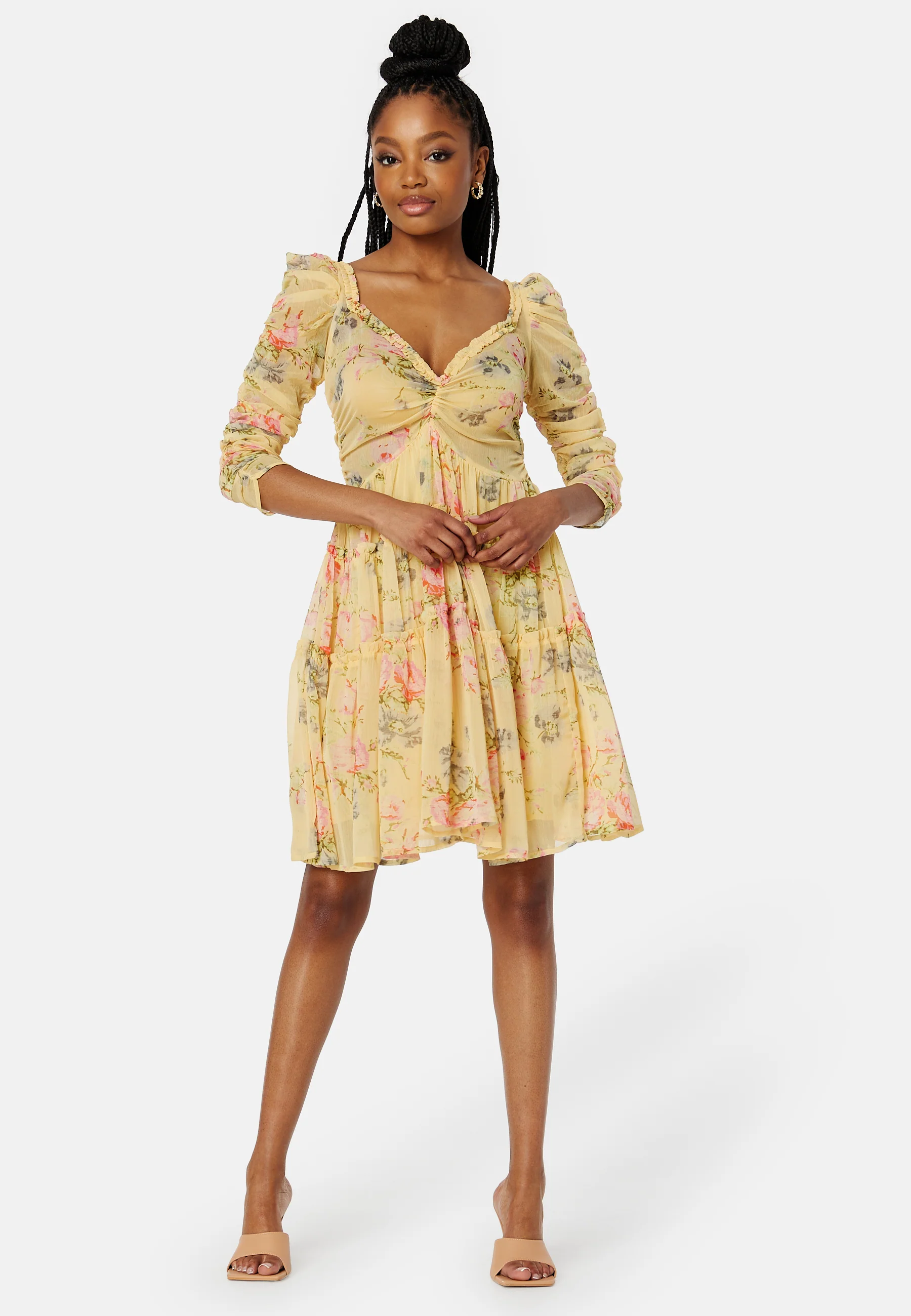 Chiffon Mini Dress - Image 3