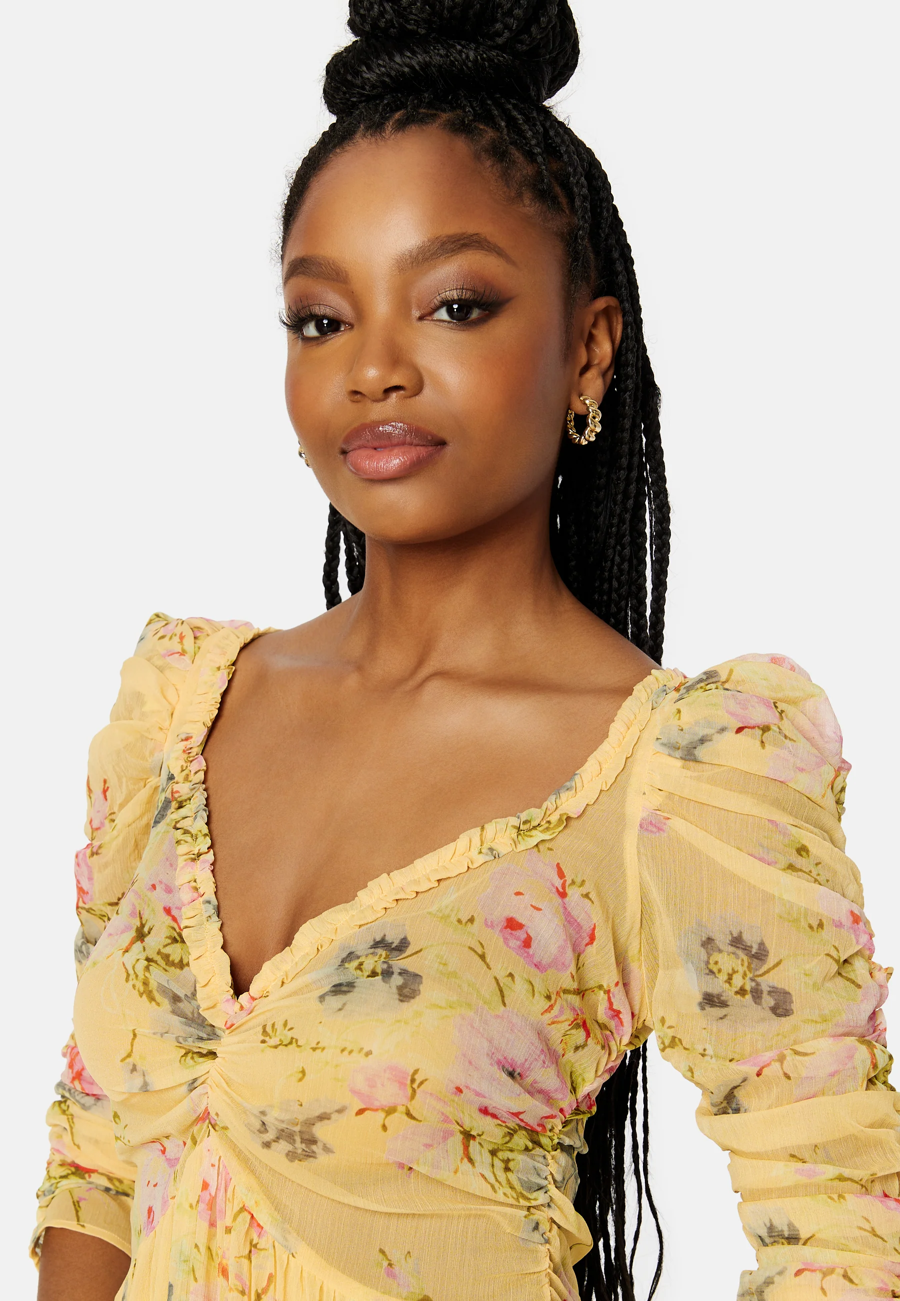Chiffon Mini Dress - Image 5