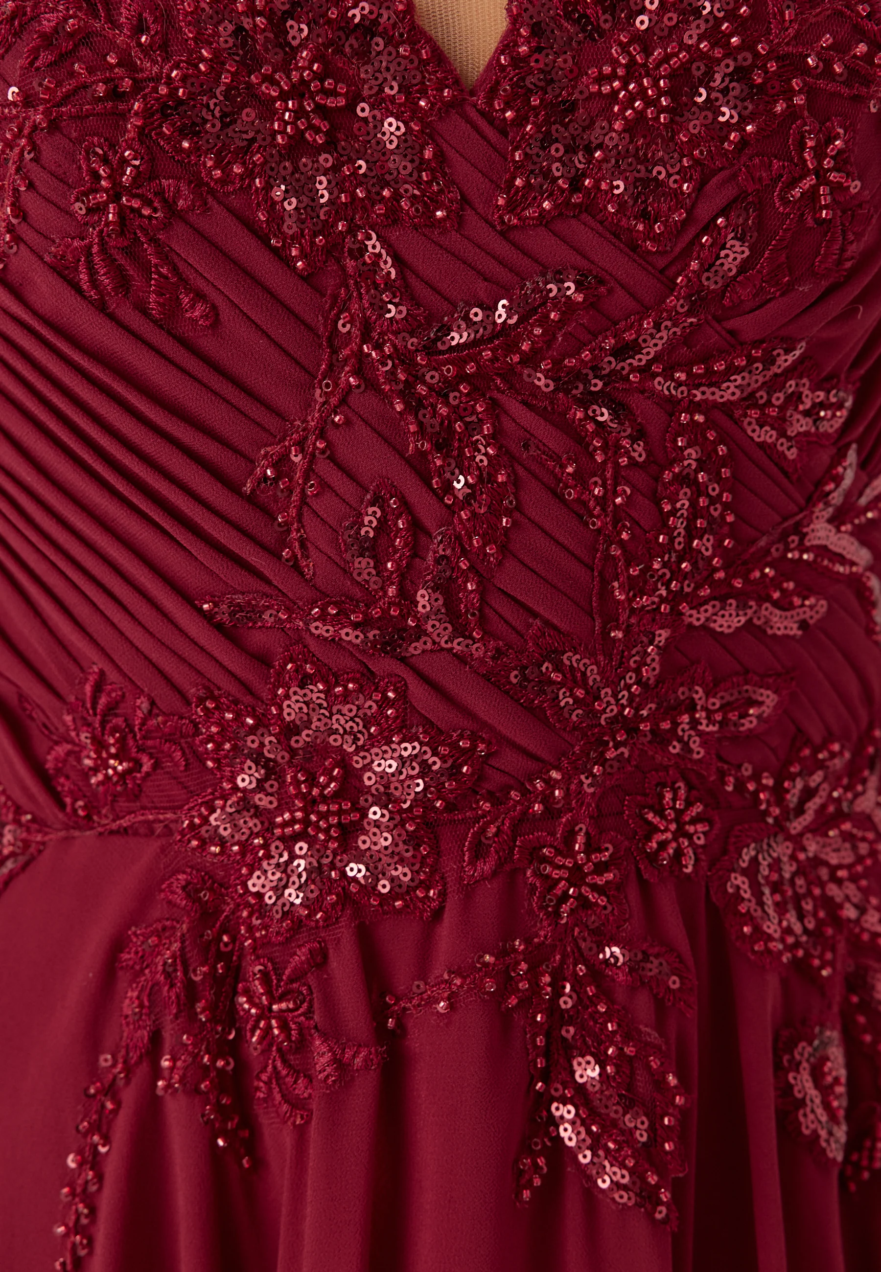 Chiffon Off Shoulder Evening Dress - Image 7