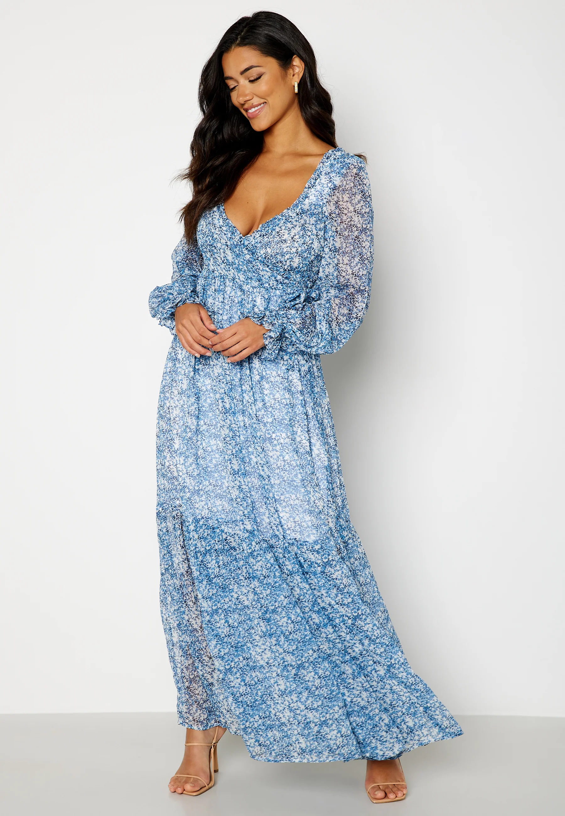 Chiffon Wrap Dress