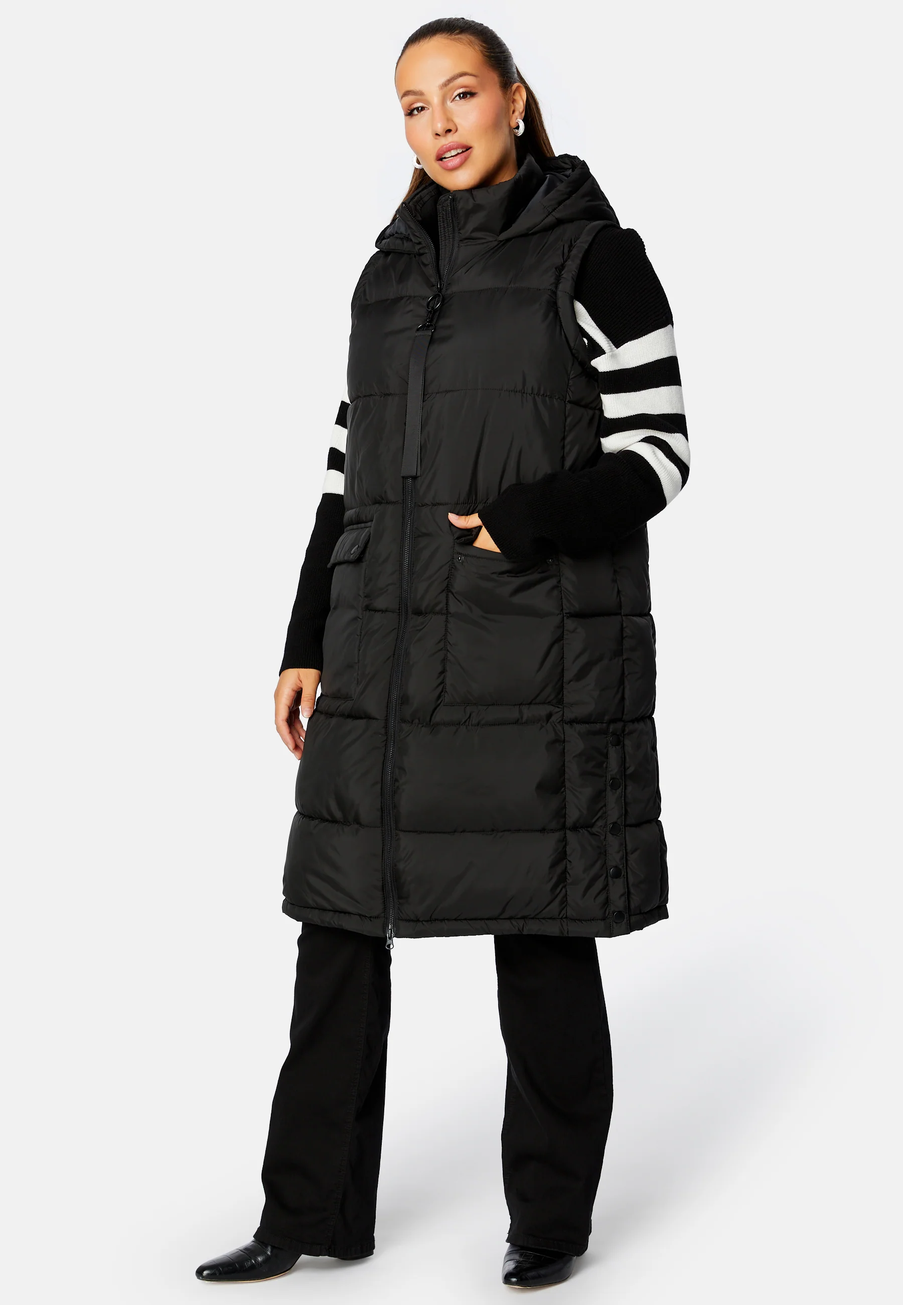 Chrissy Long Padded Vest - Image 11
