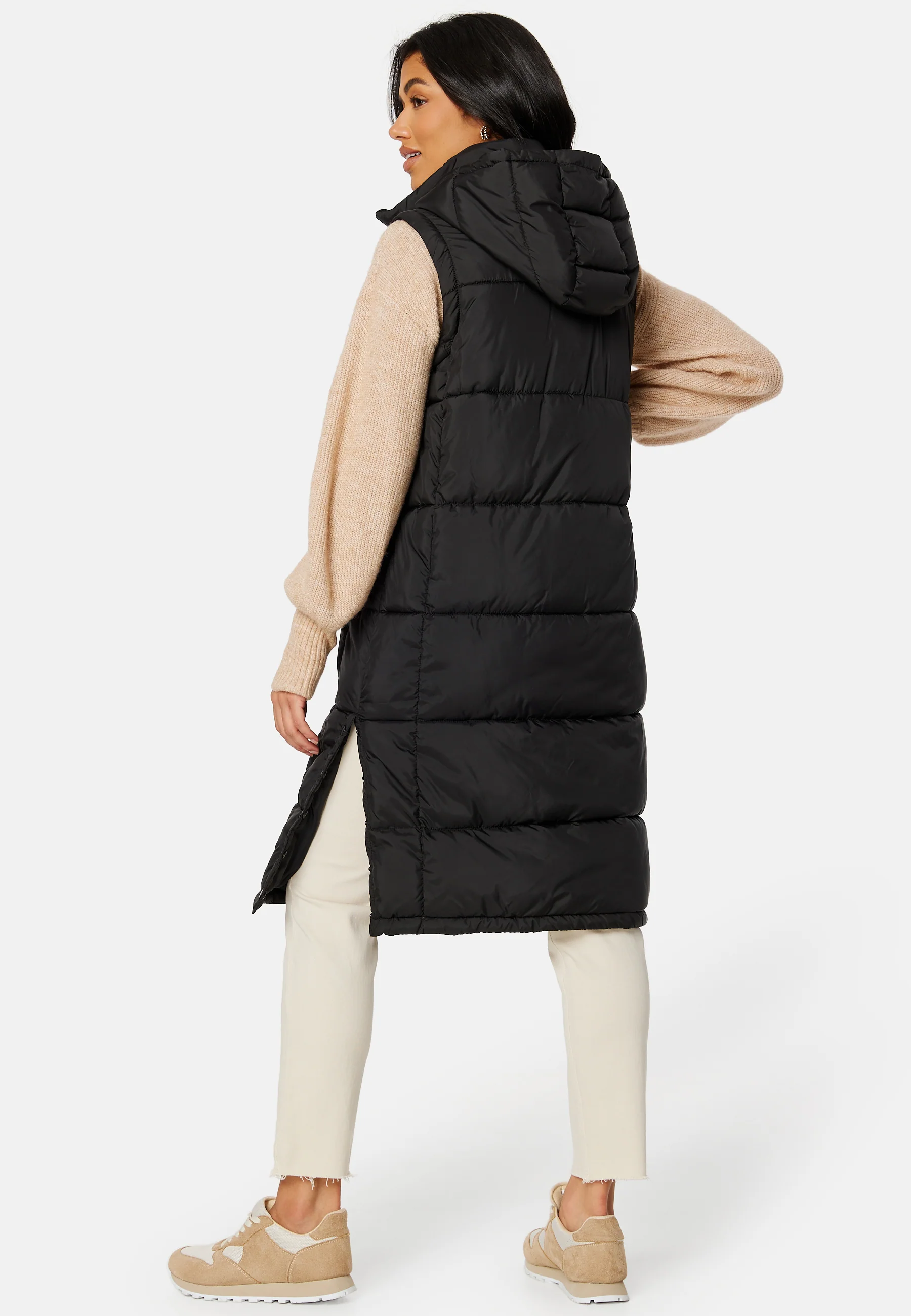 Chrissy Long Padded Vest - Image 3