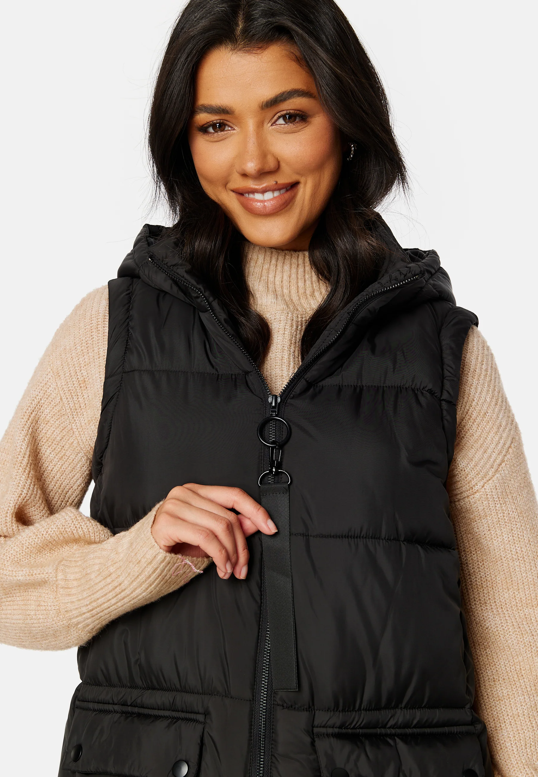 Chrissy Long Padded Vest - Image 5