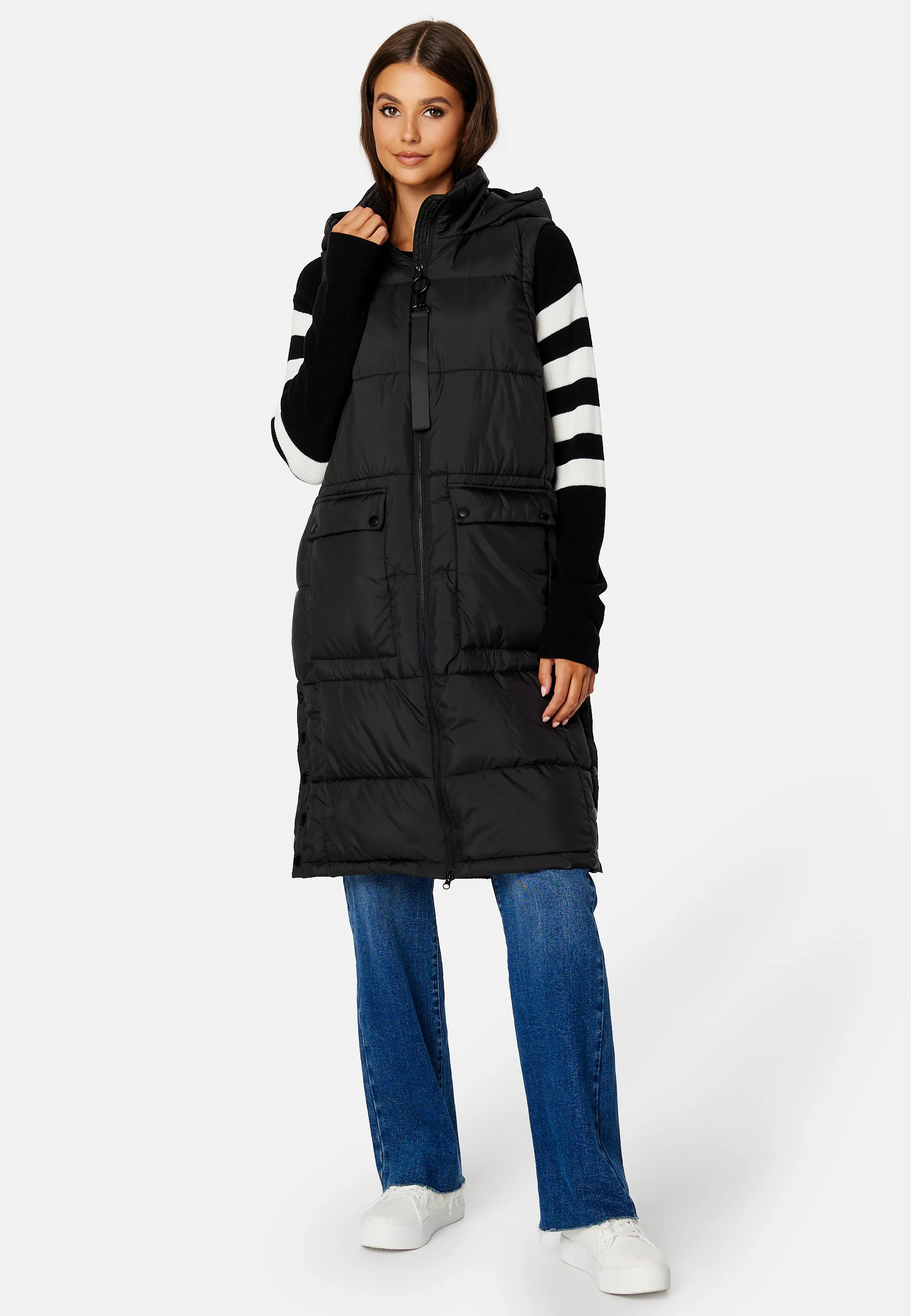 Chrissy Long Padded Vest - Image 8