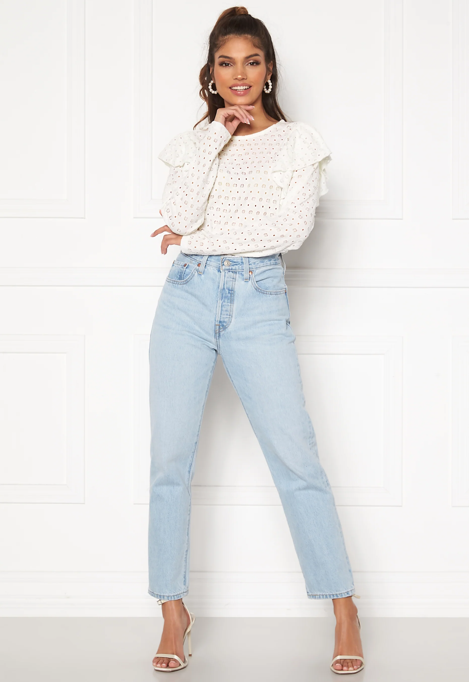 Christy LS Frill Top - Image 2
