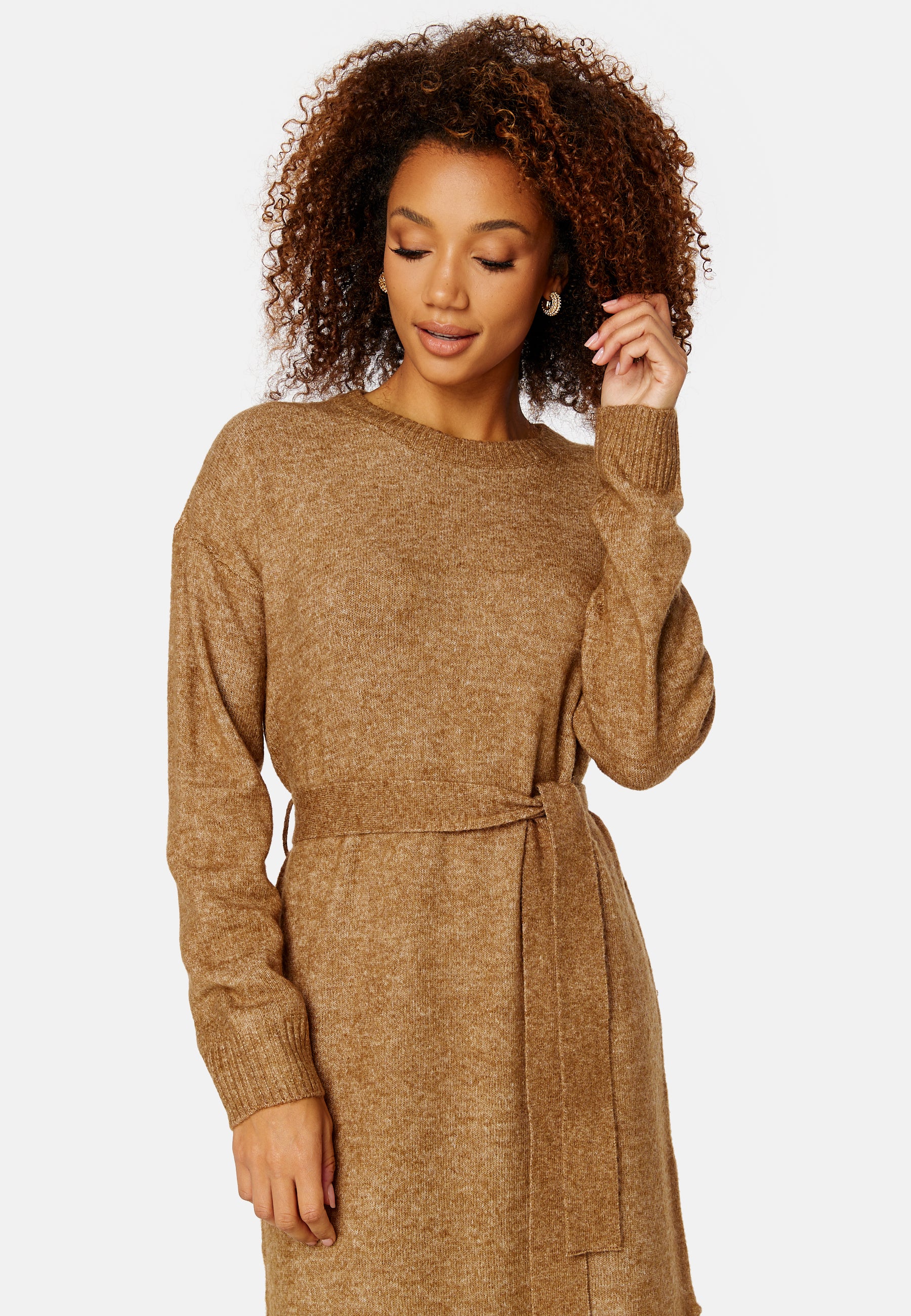 Cilia L/S Long Knit Dress - Image 3