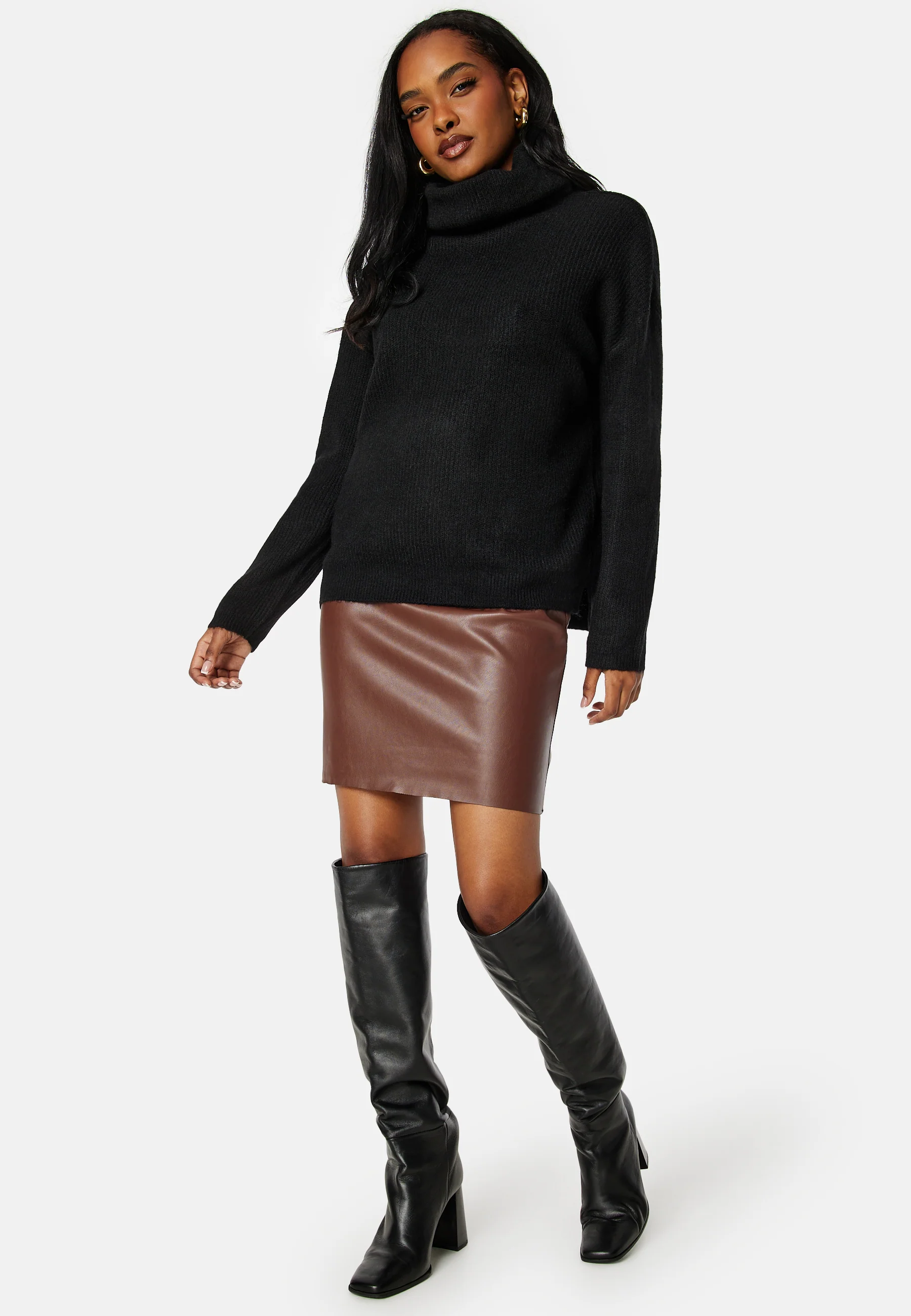 Cilia Rollneck L/S Knit Top - Image 3