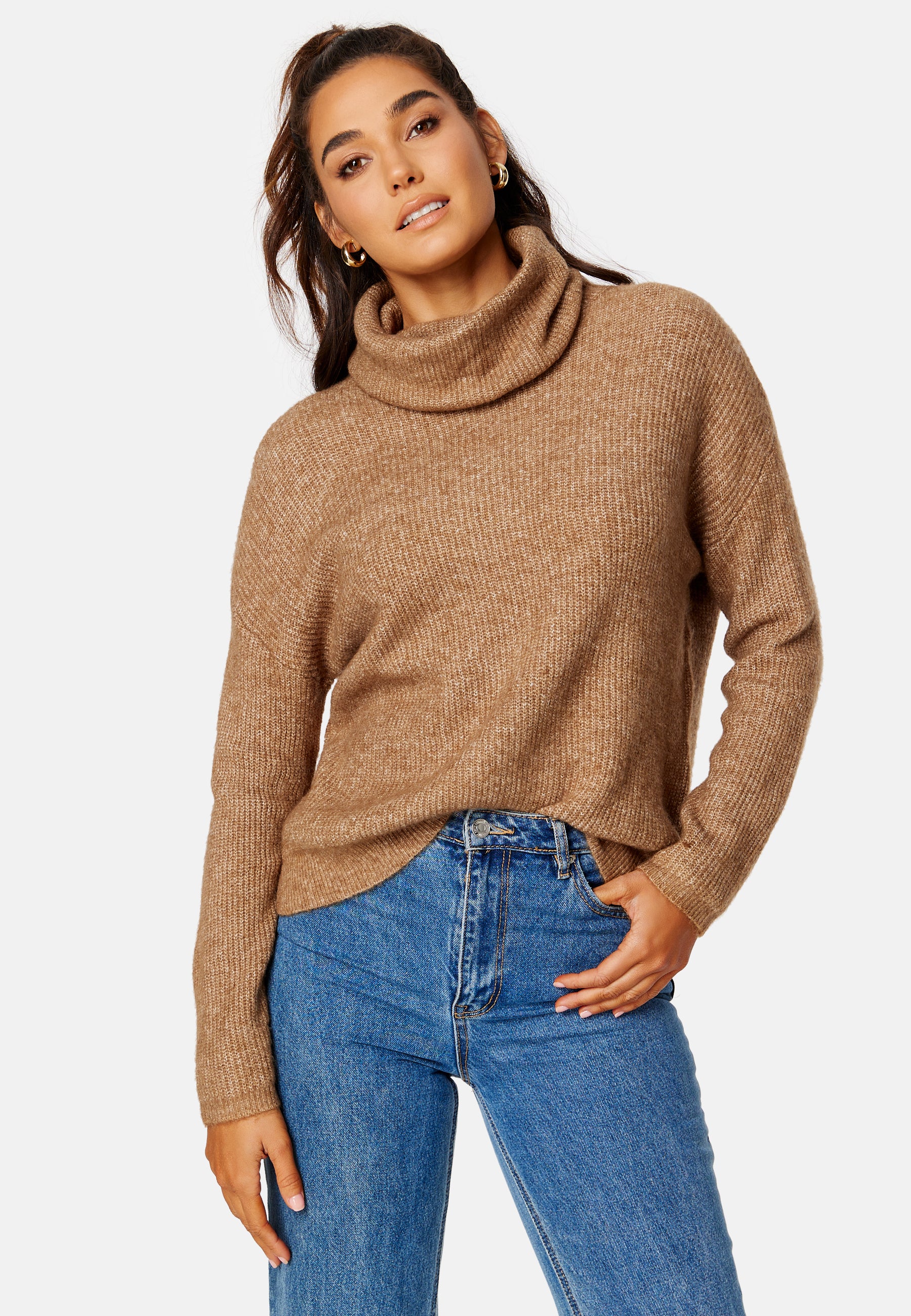Cilia Rollneck L/S Knit Top