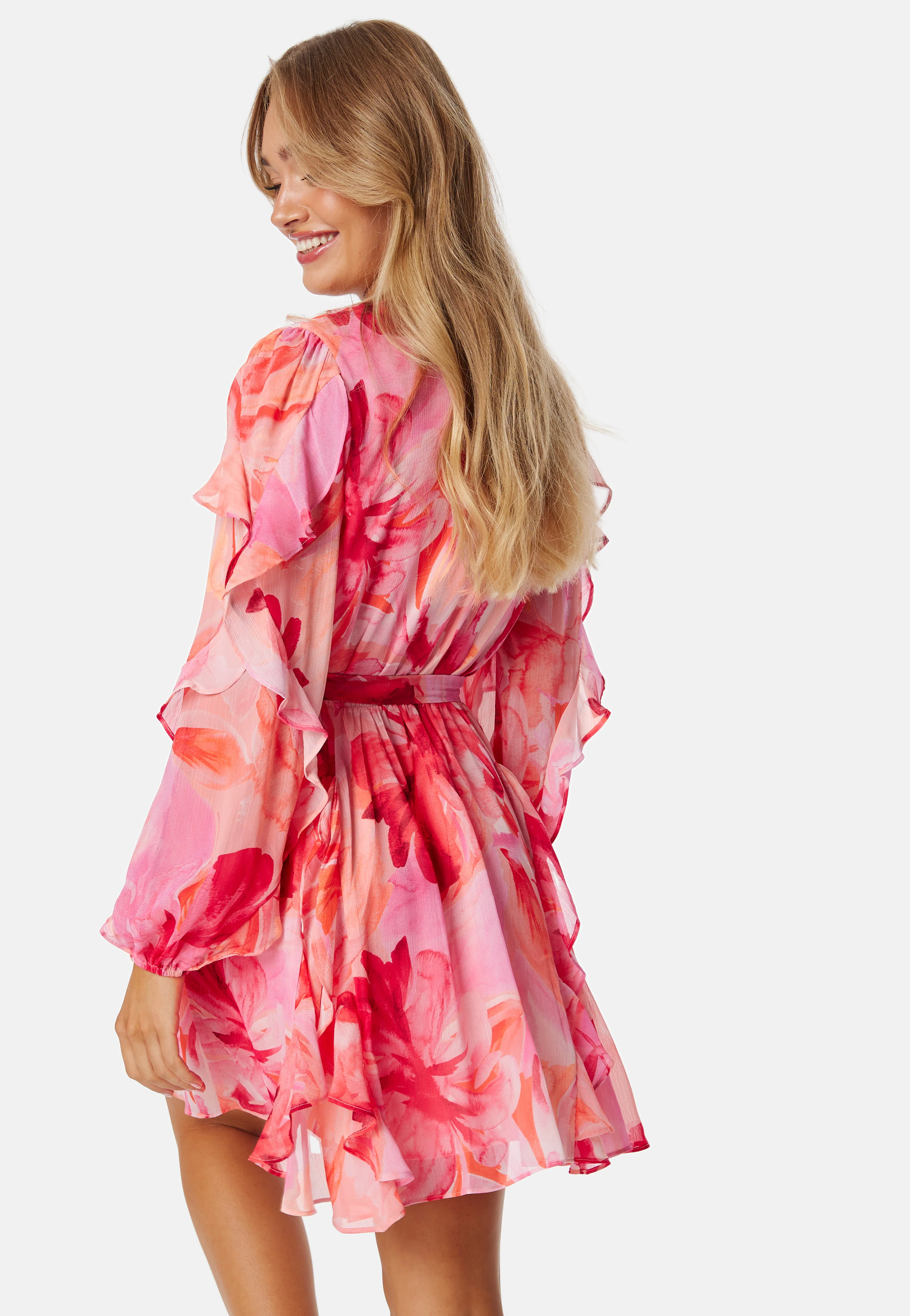 Cinzia Ruffle Mini Dress - Image 2