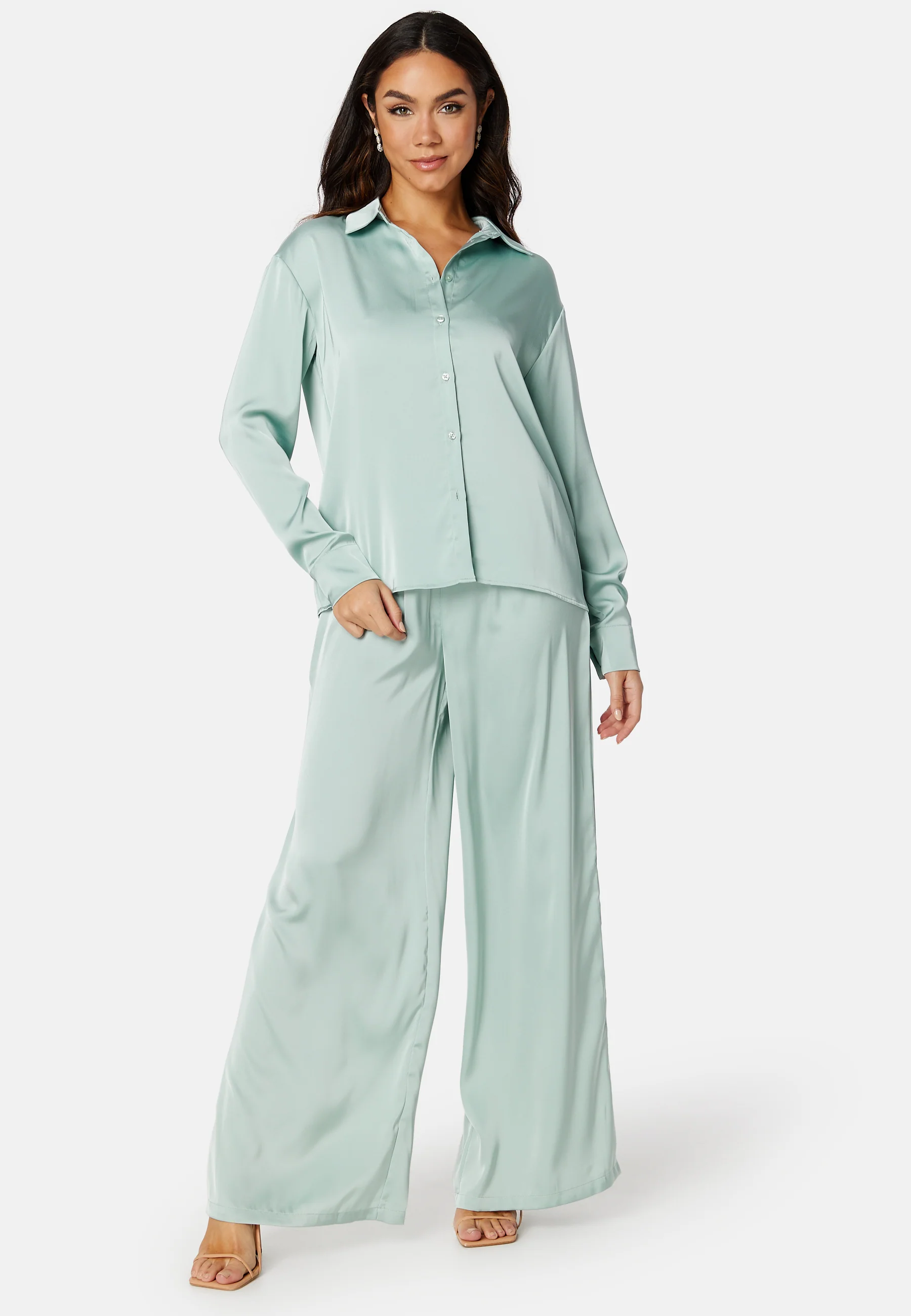 Clair L/S Sateen Shirt - Image 5