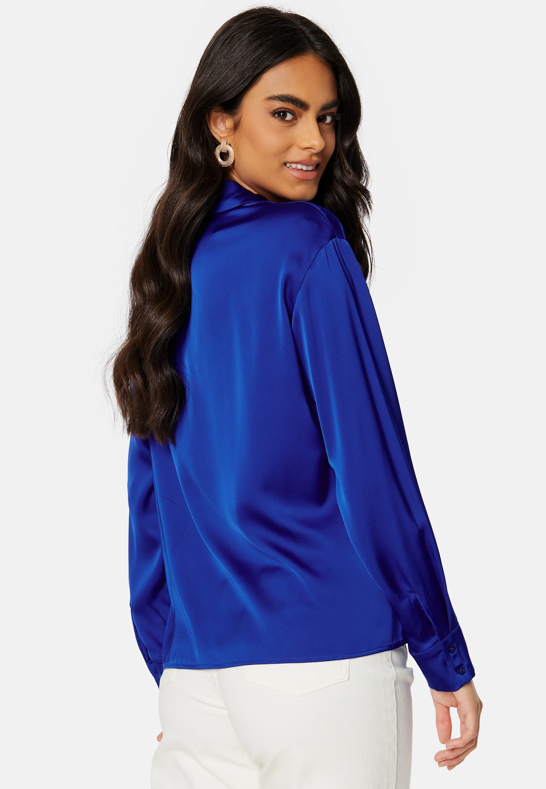 Clair L/S Sateen Shirt - Image 3