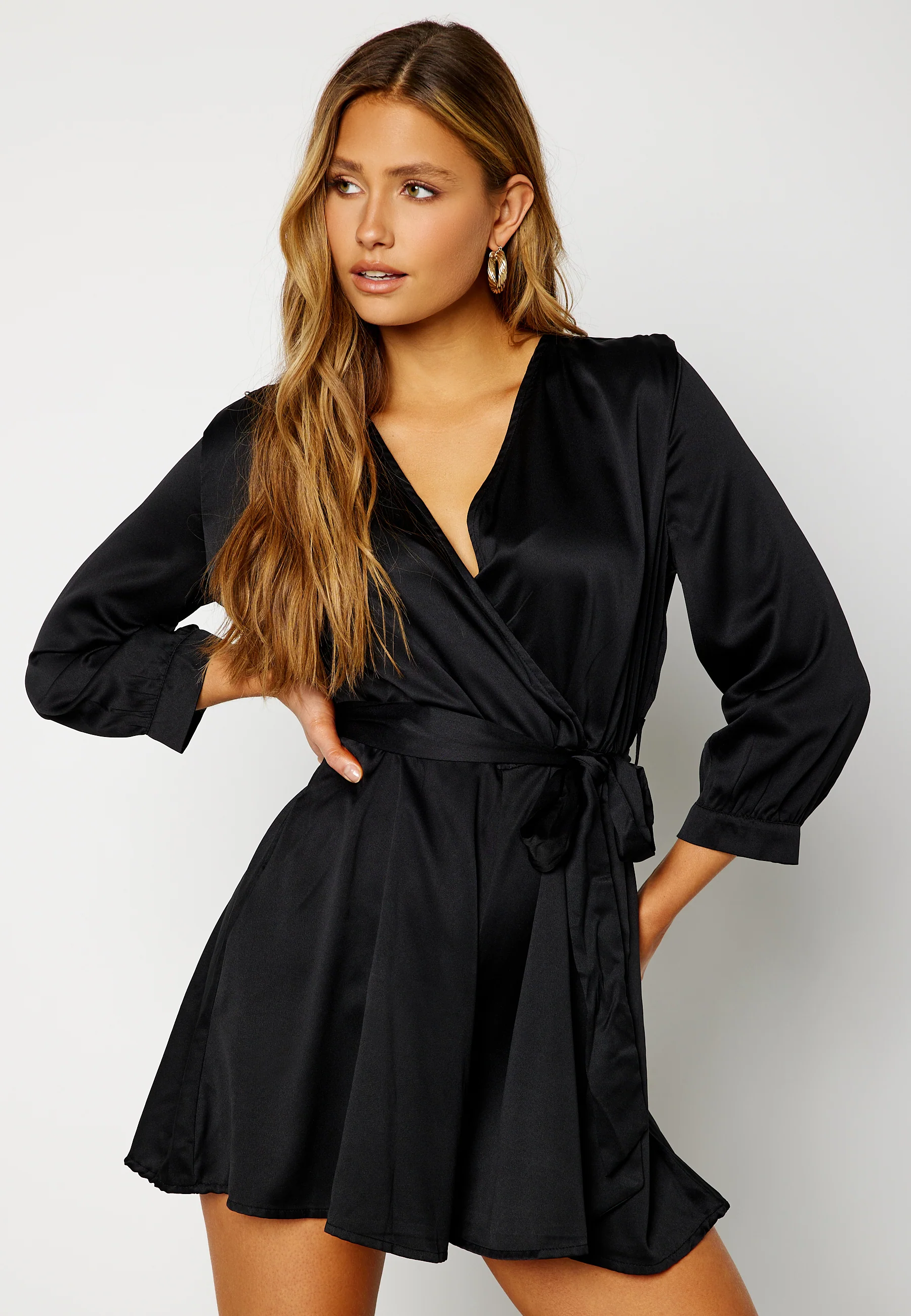 Clara 3/4 Wrap Playsuit - Image 3