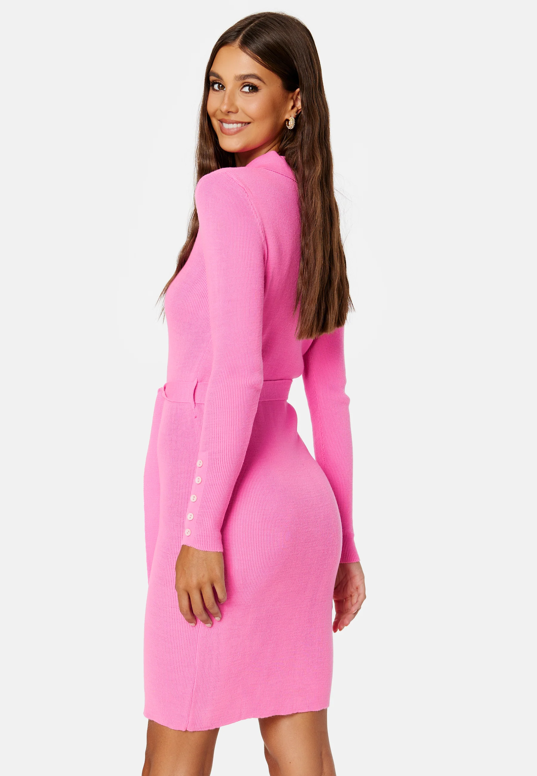 Clara Knitted Shirt Dress - Image 3