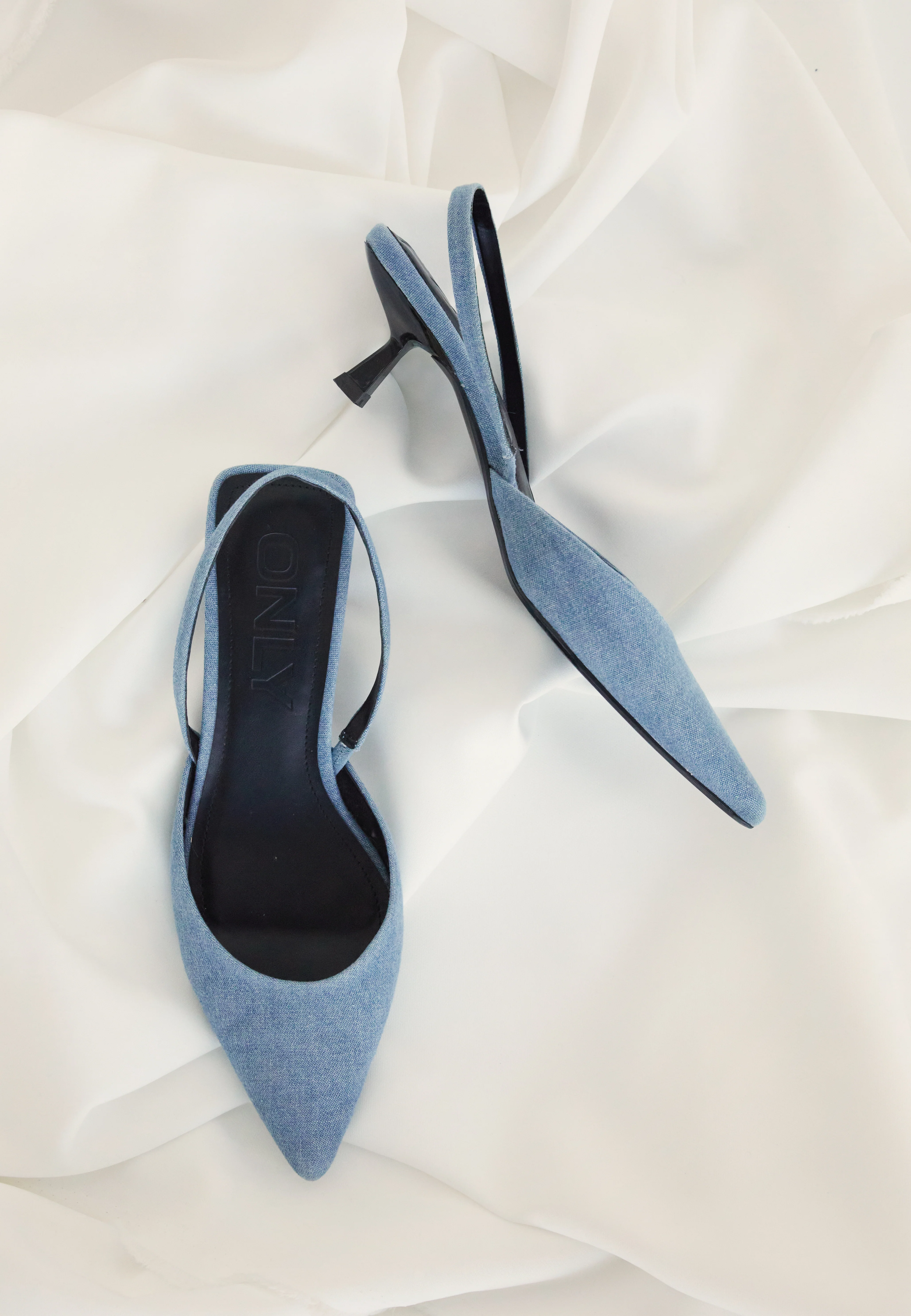 Coco-4 Denim Slingback Pump - Image 2