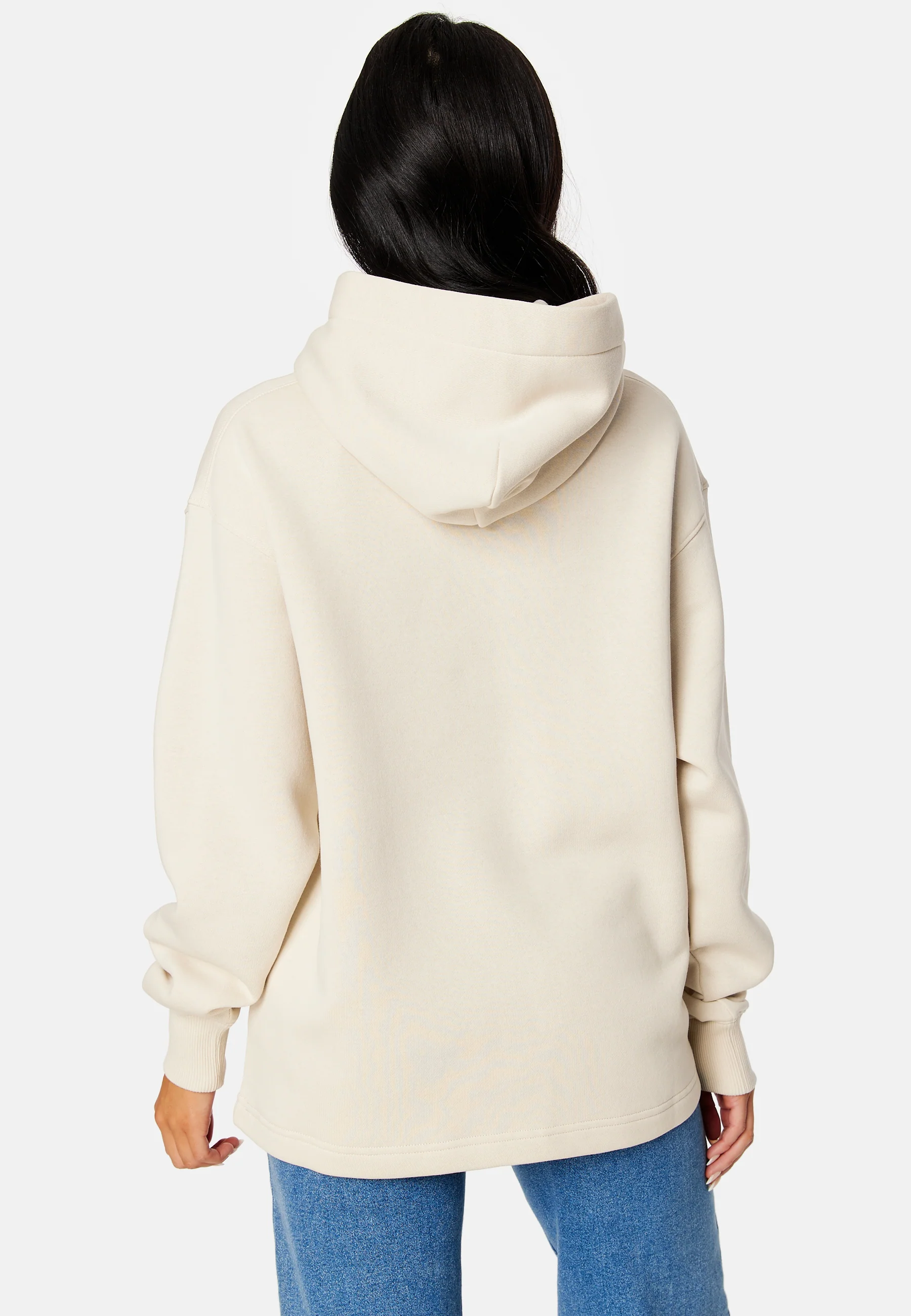 Contrast Drawcords Hoodie - Image 3