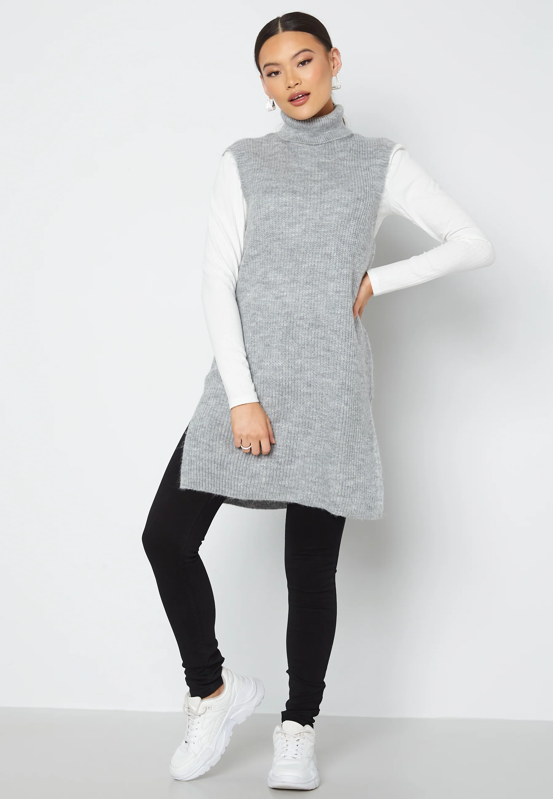 Cora Long Rollneck Vest - Image 2