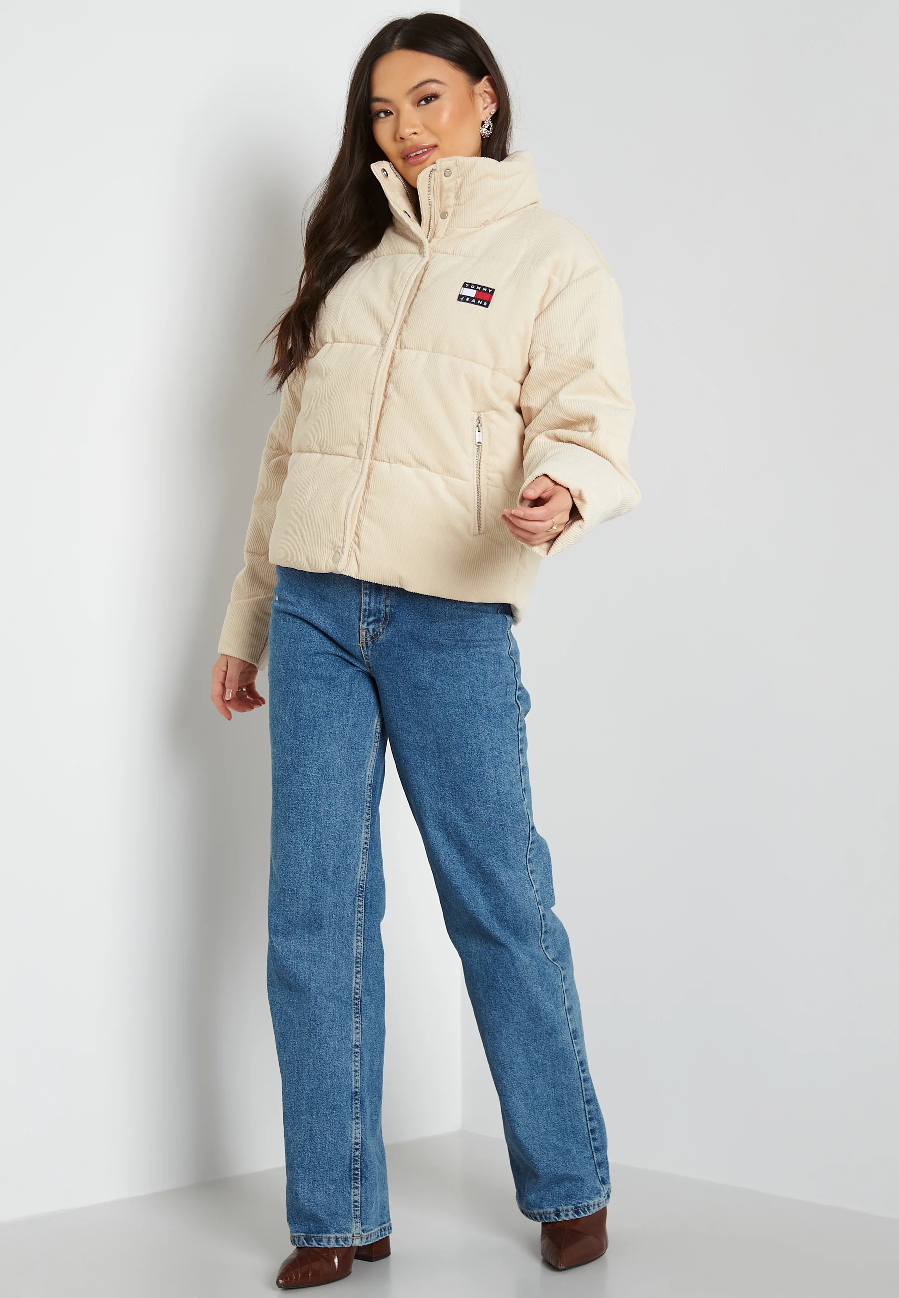 Cord Puffa Jacket - Image 2