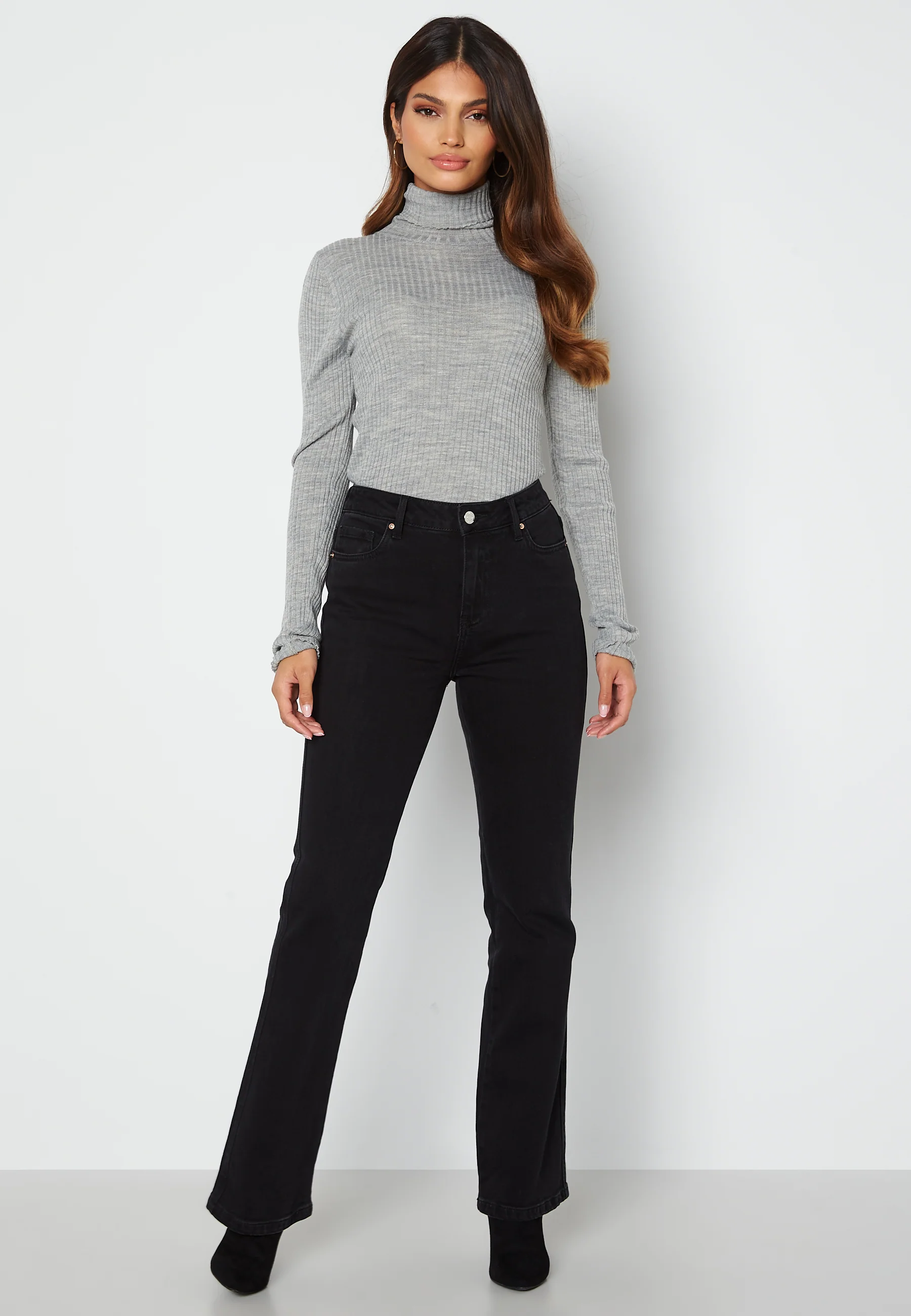 Costina LS knit rib rollneck - Image 3