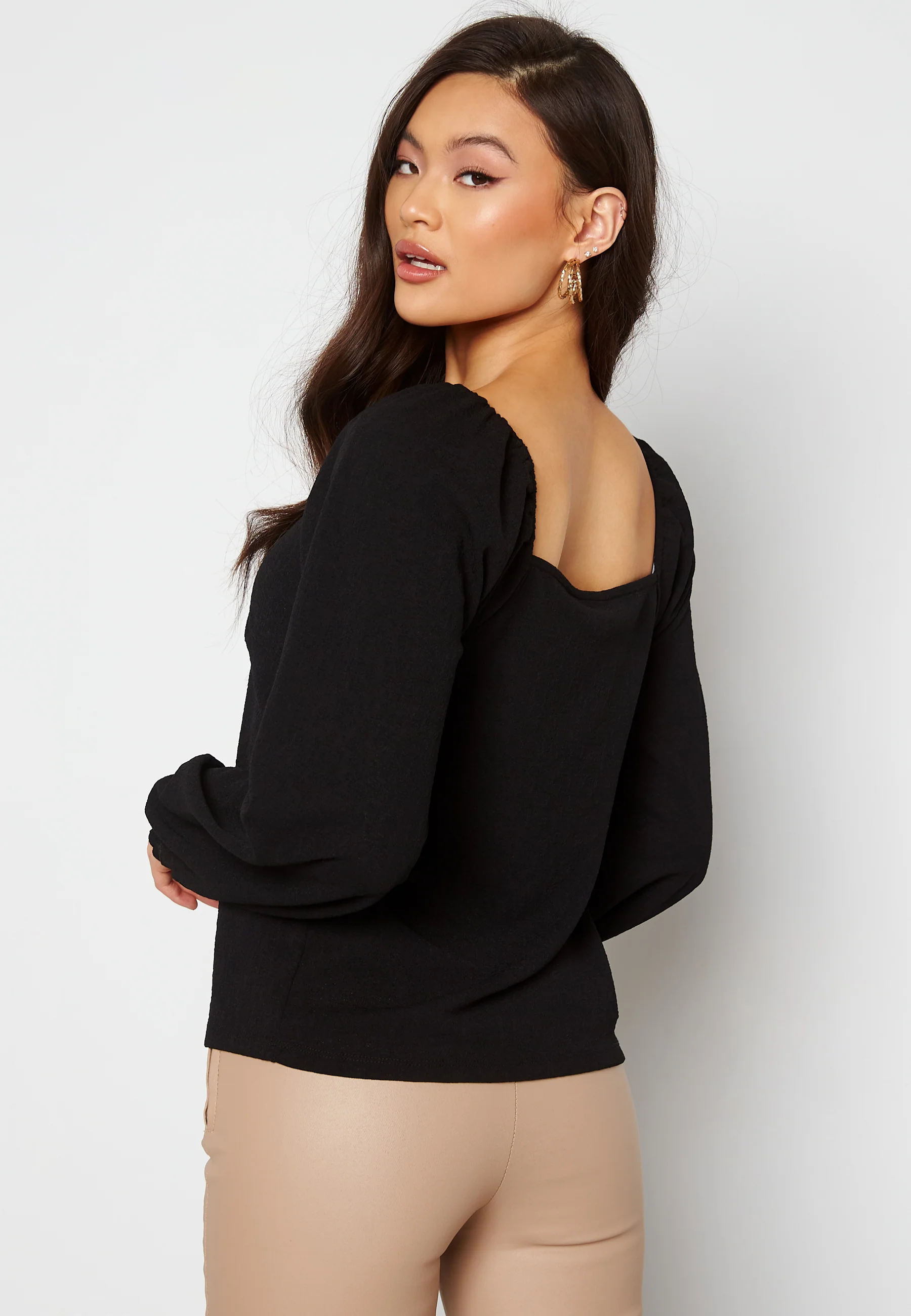 Cotin Square Neck L/S Top - Image 3