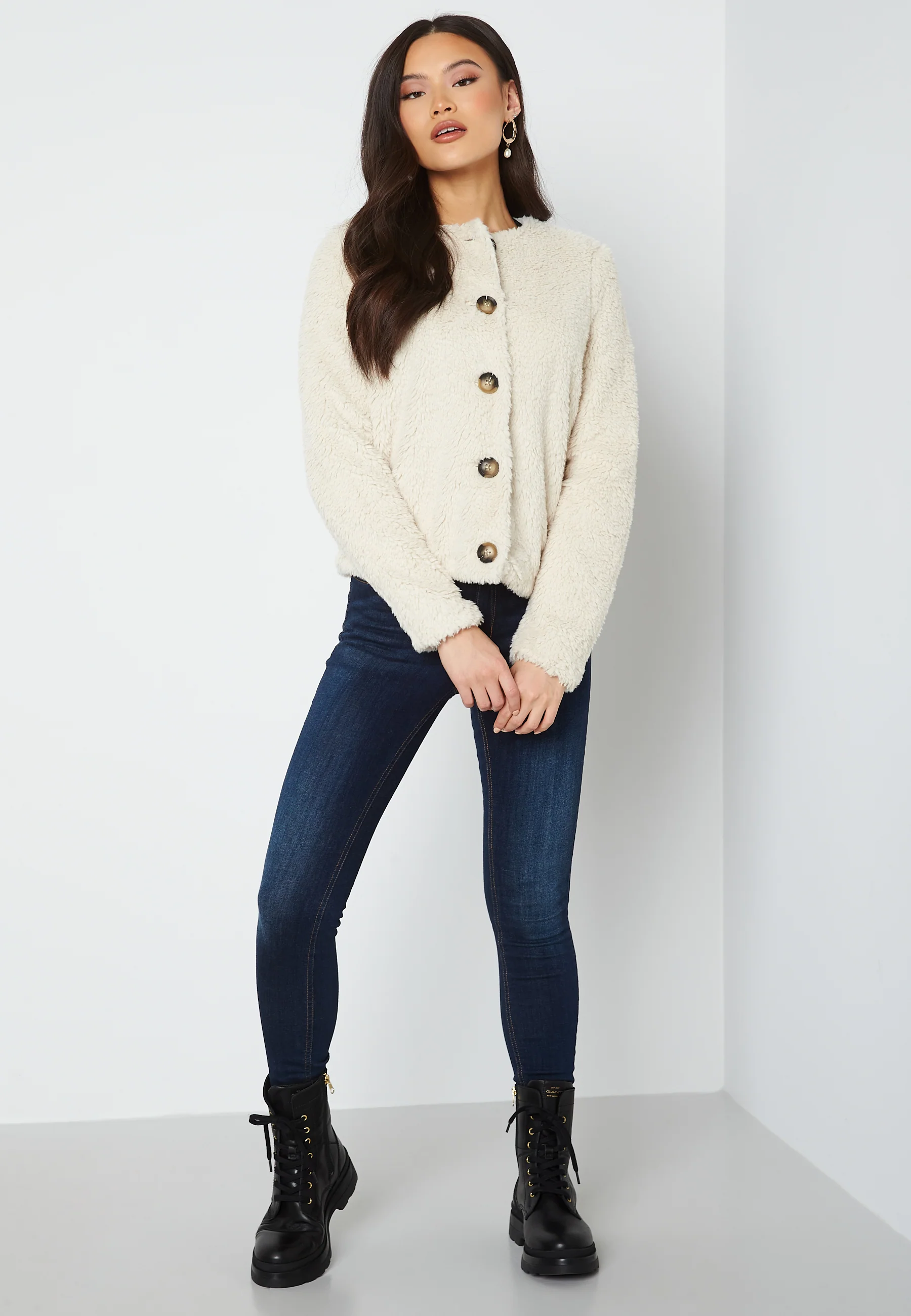 Cozy Amanda short teddy jacket - Image 2