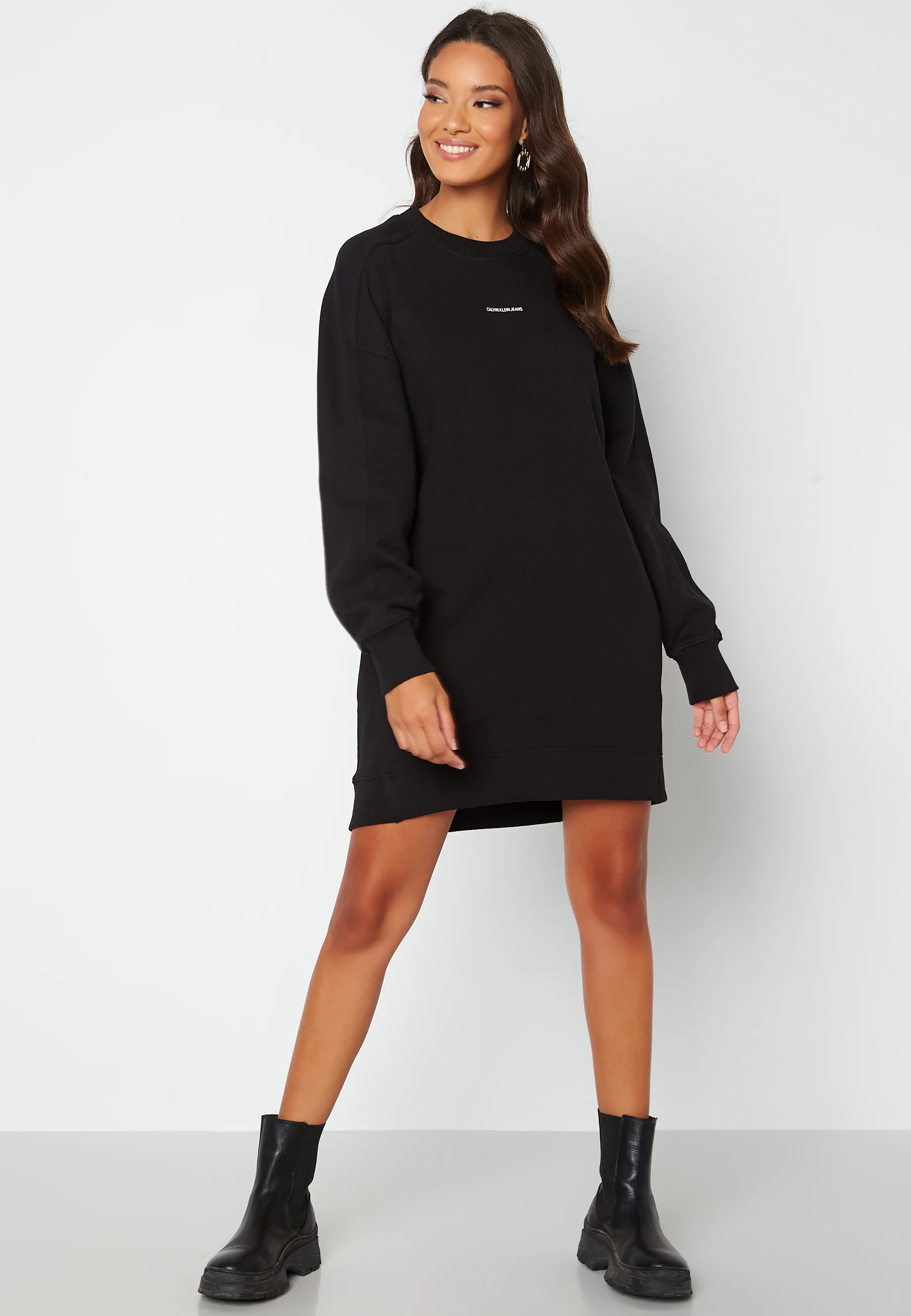 Crew Neck Dress - Image 2