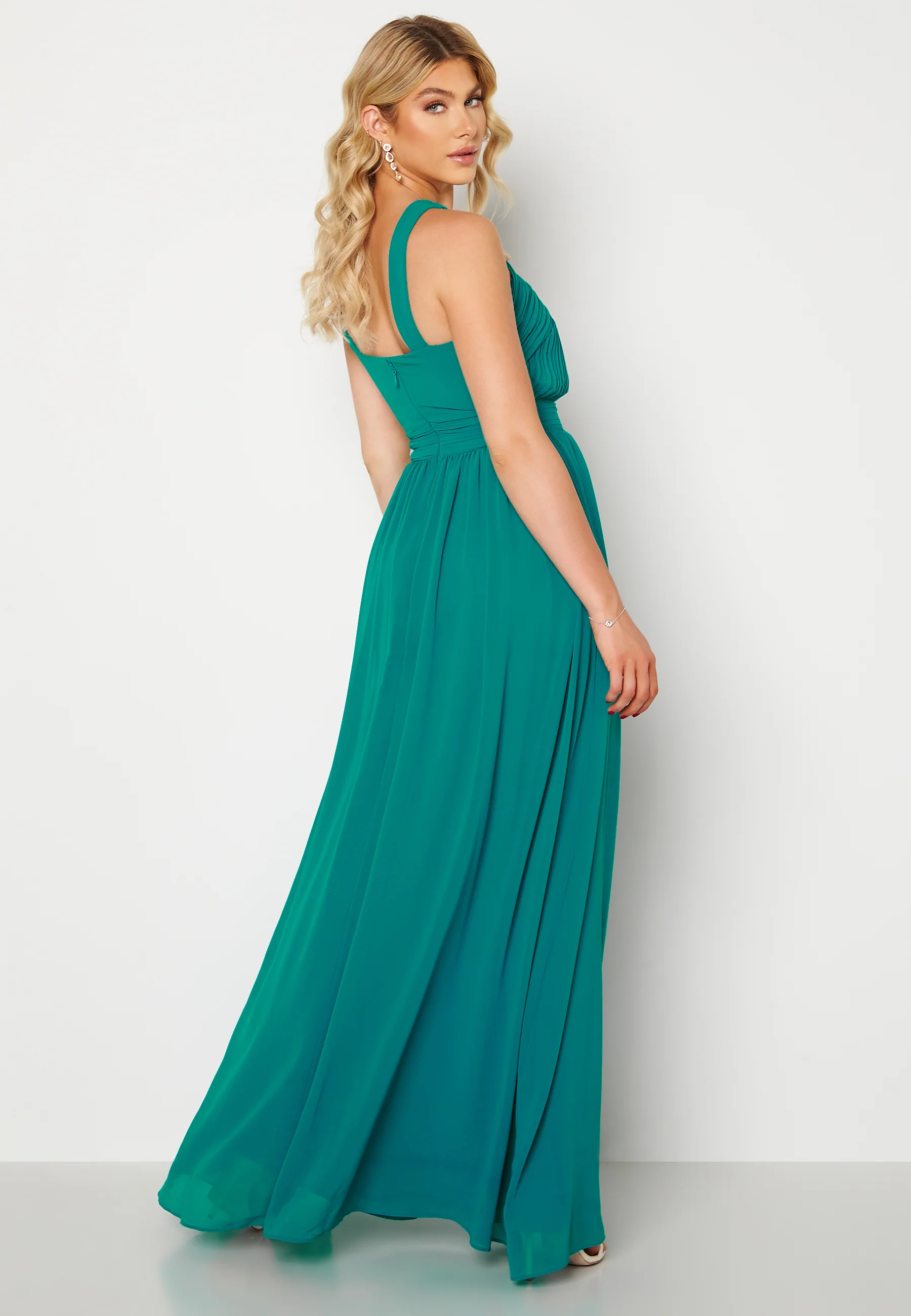 Cross Front Chiffon Maxi Dress - Image 2