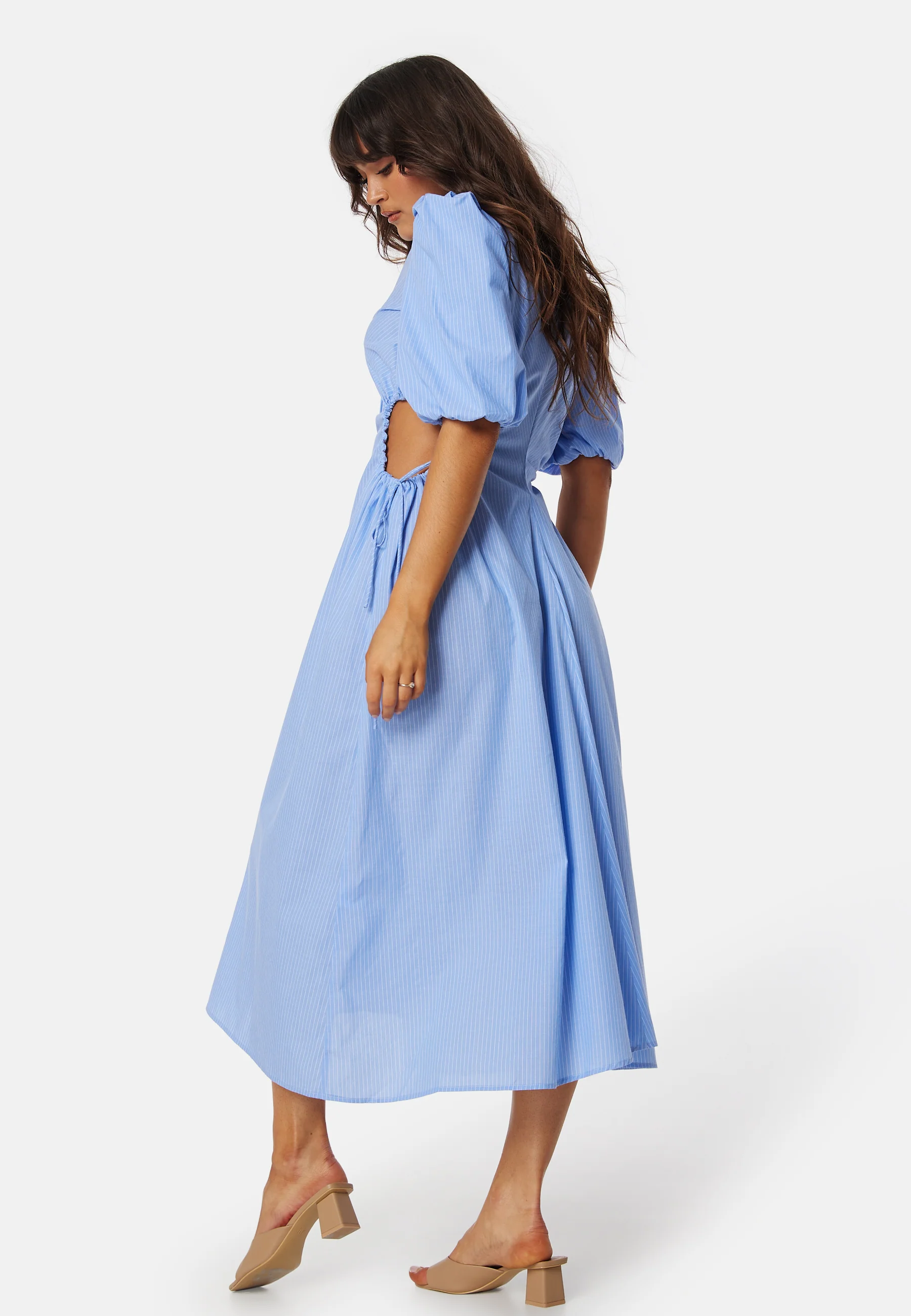 Cut out midi shirt dress - Image 2