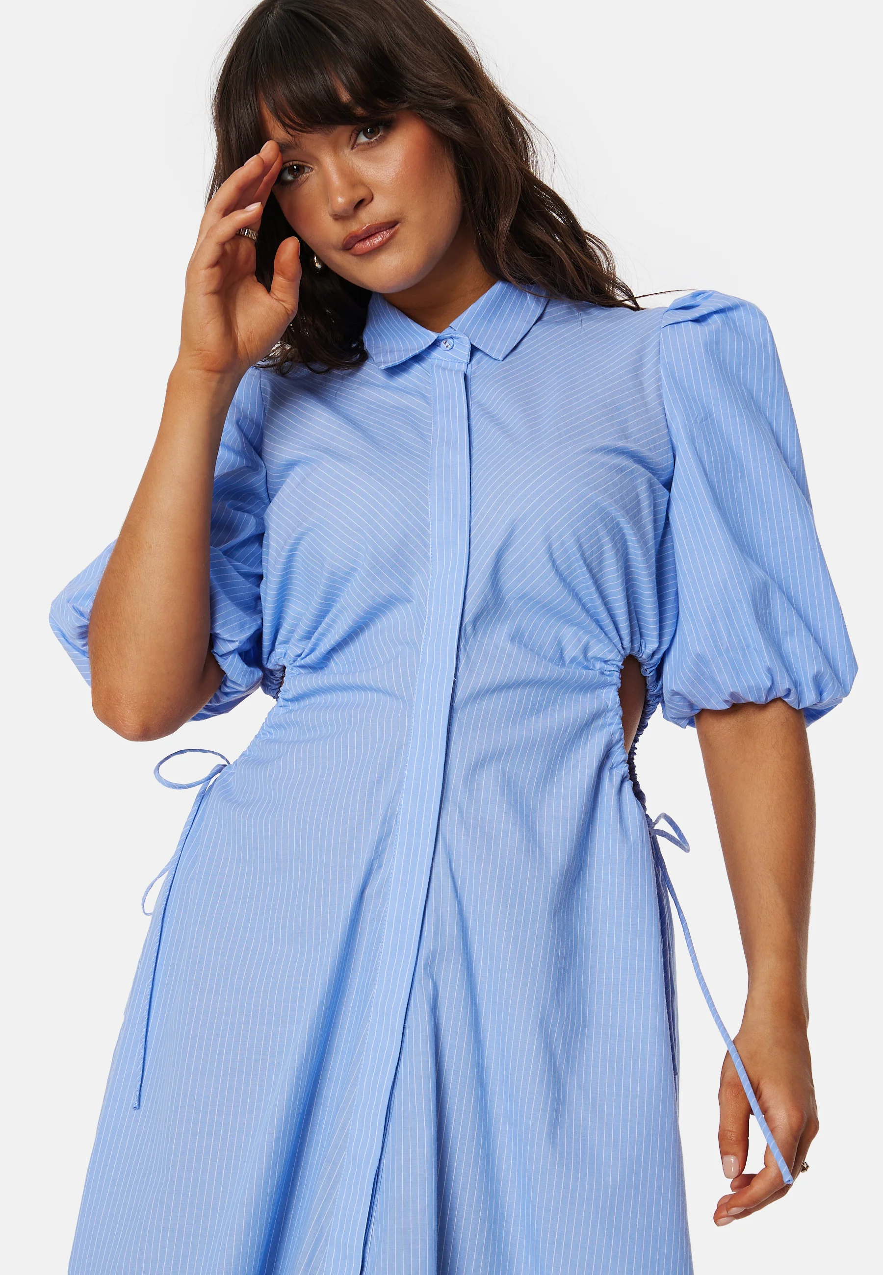 Cut out midi shirt dress - Image 5