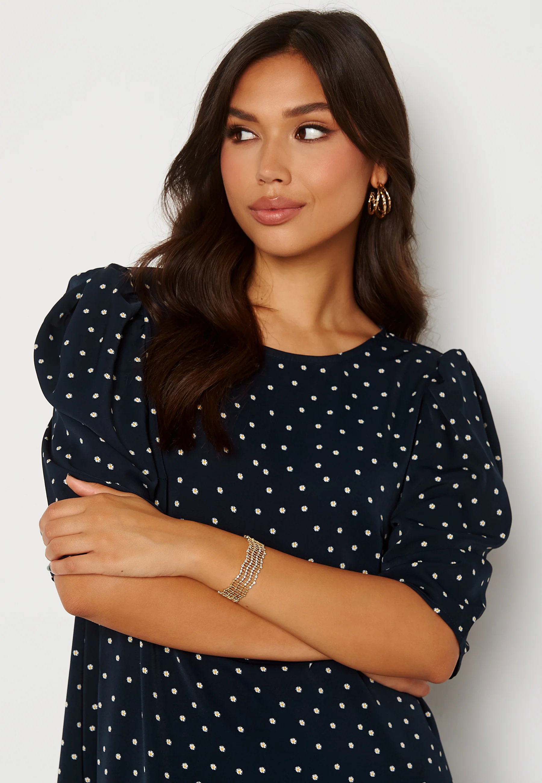 Daisy Frill Hem Shift Dress - Image 4