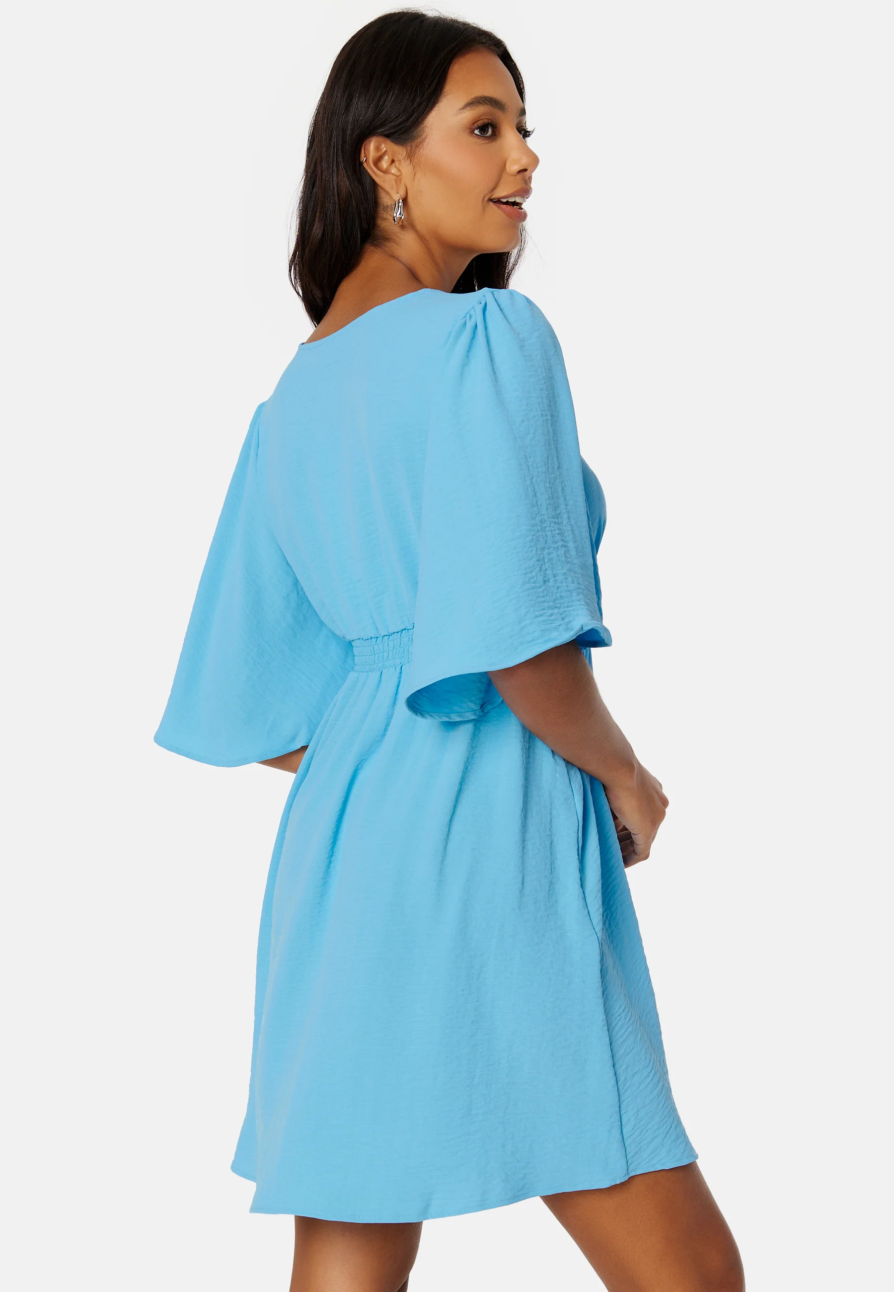 Dakota Elbow V-Neck Dress - Image 3