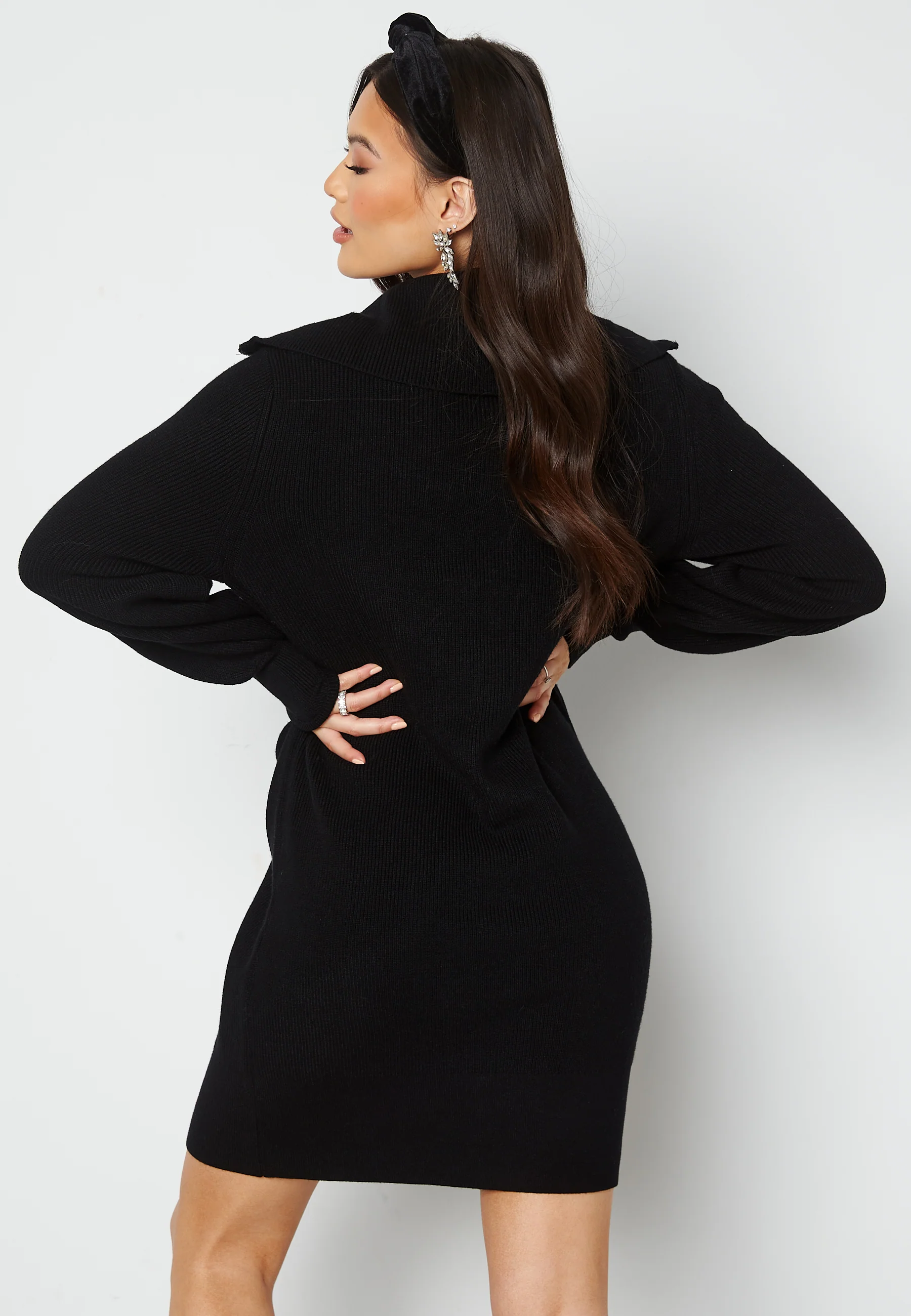 Dalma LS Zip Knit Dress - Image 4
