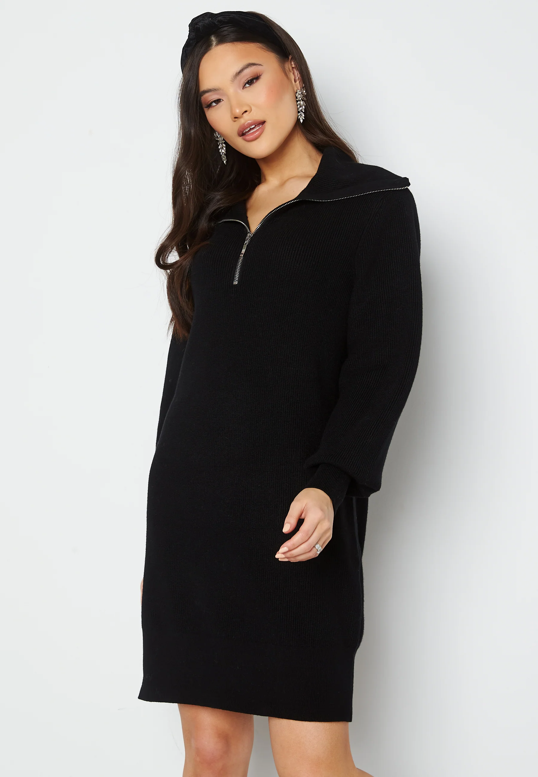 Dalma LS Zip Knit Dress - Image 5