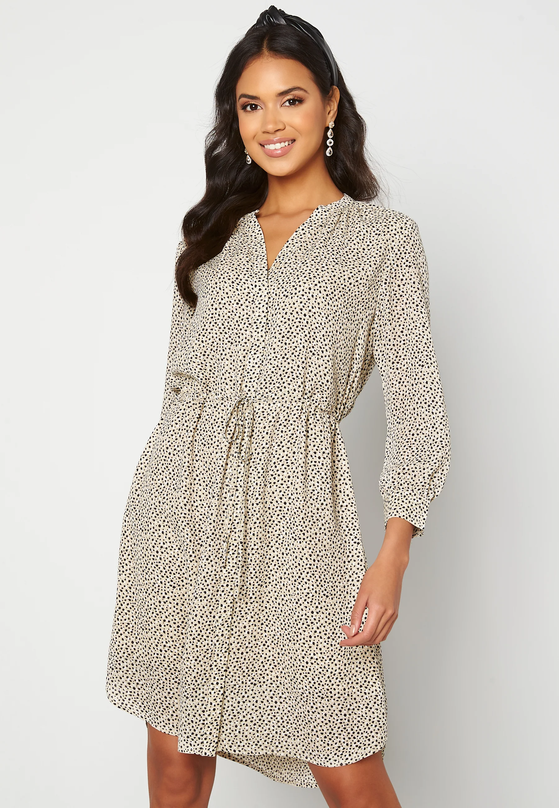 Damina 7/8 Print Dress